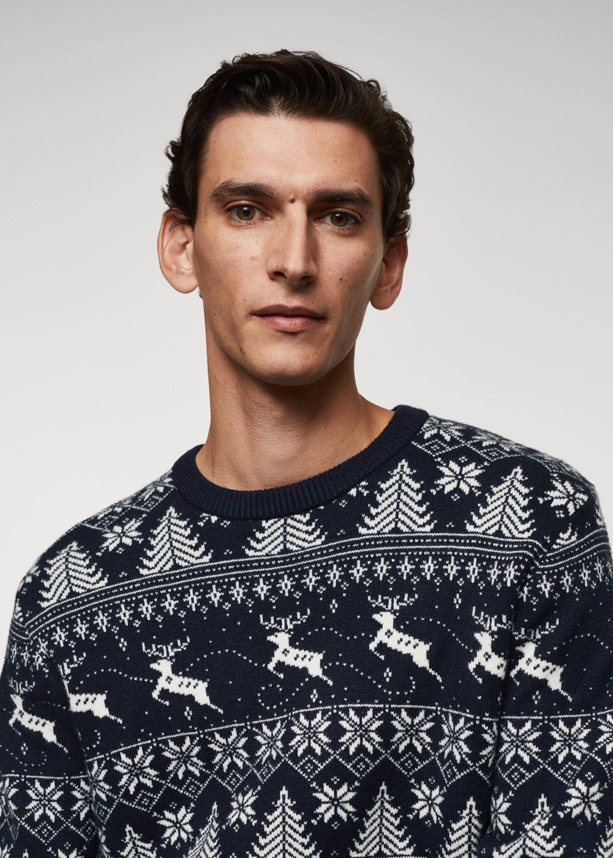 Christmas jacquard sweater - Details of the article 1