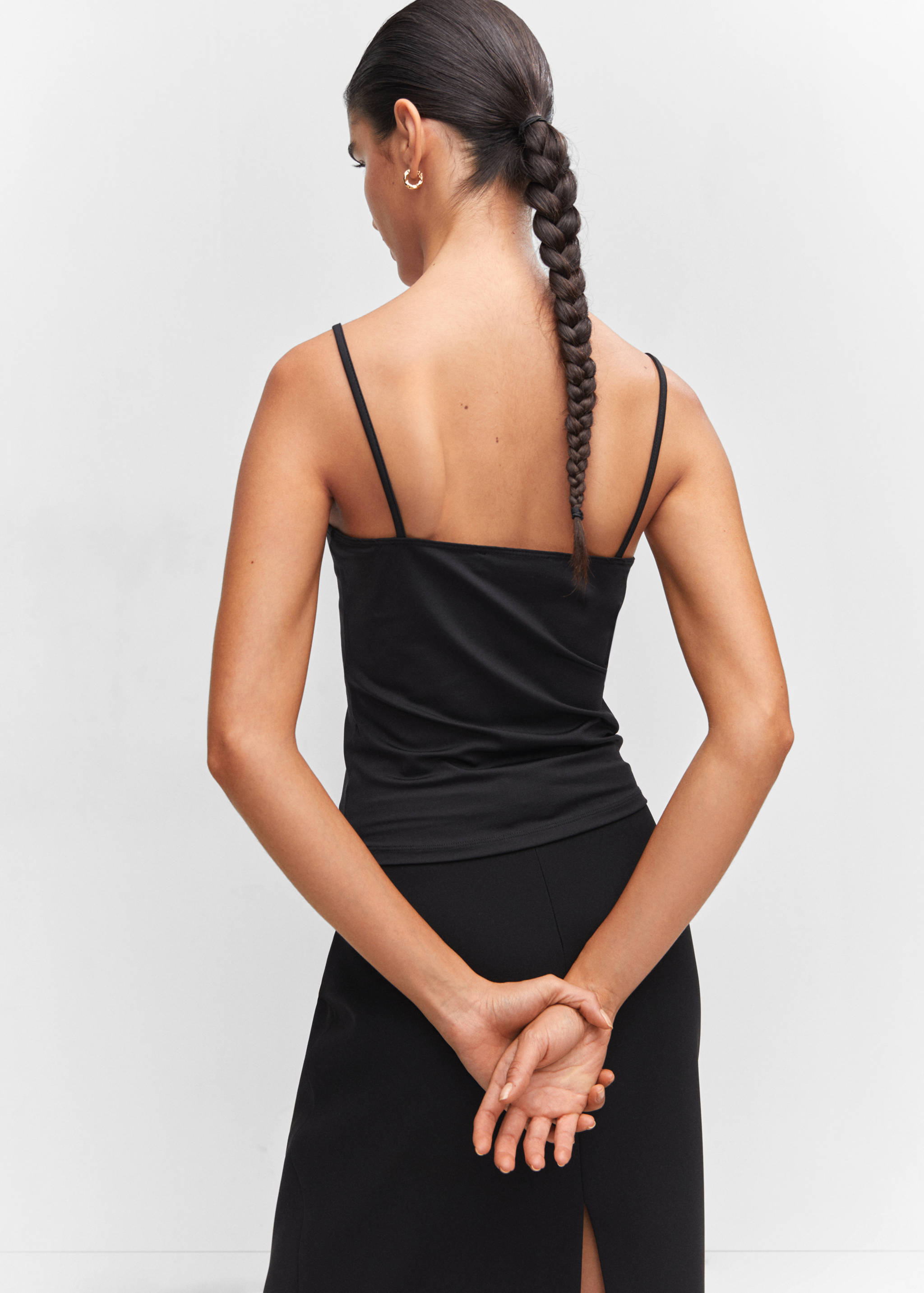 Spaghetti strap top - Reverse of the article