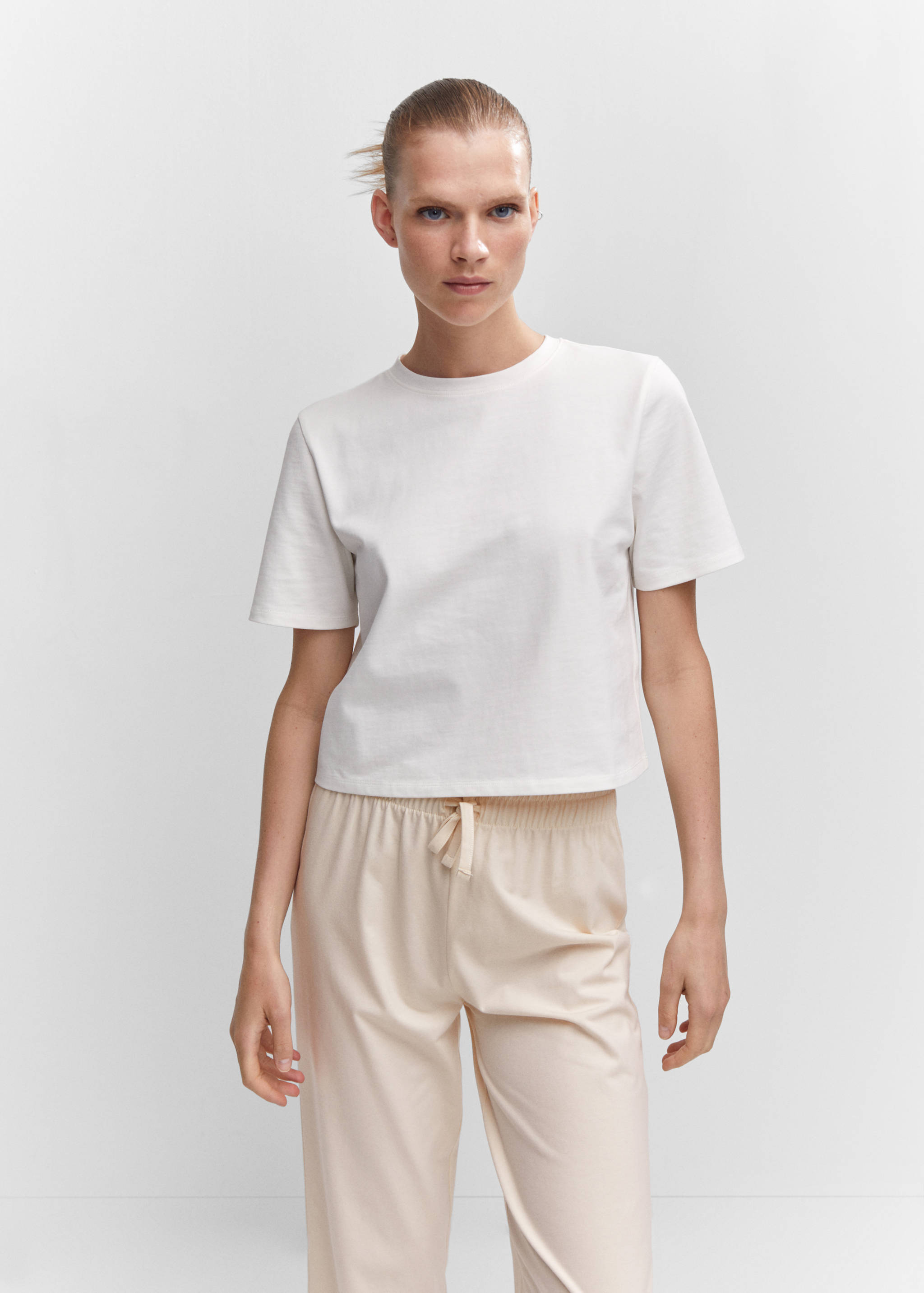 Трикотажные брюки из хлопка - Деталь изделия 1