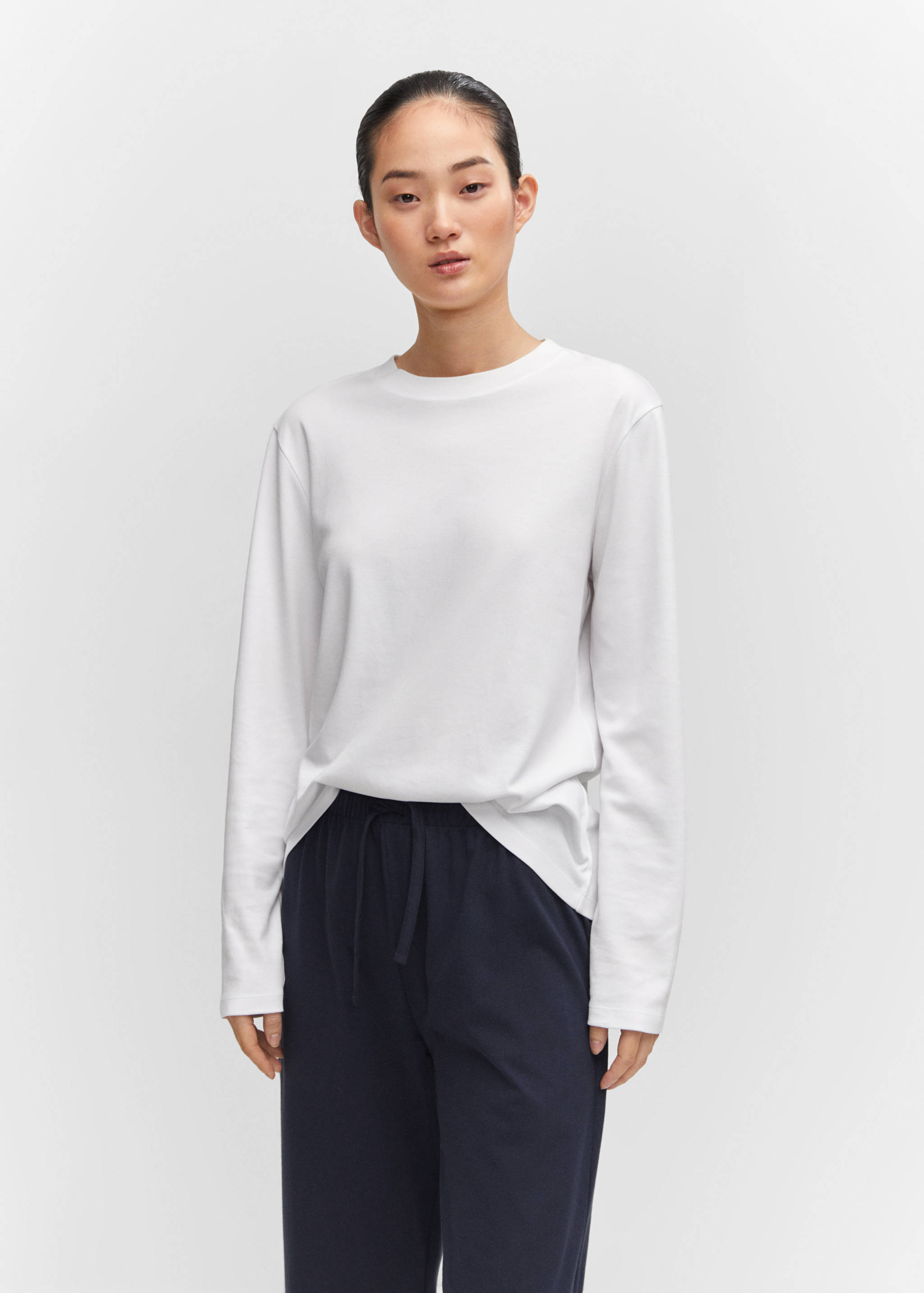 Трикотажные брюки из хлопка - Деталь изделия 1