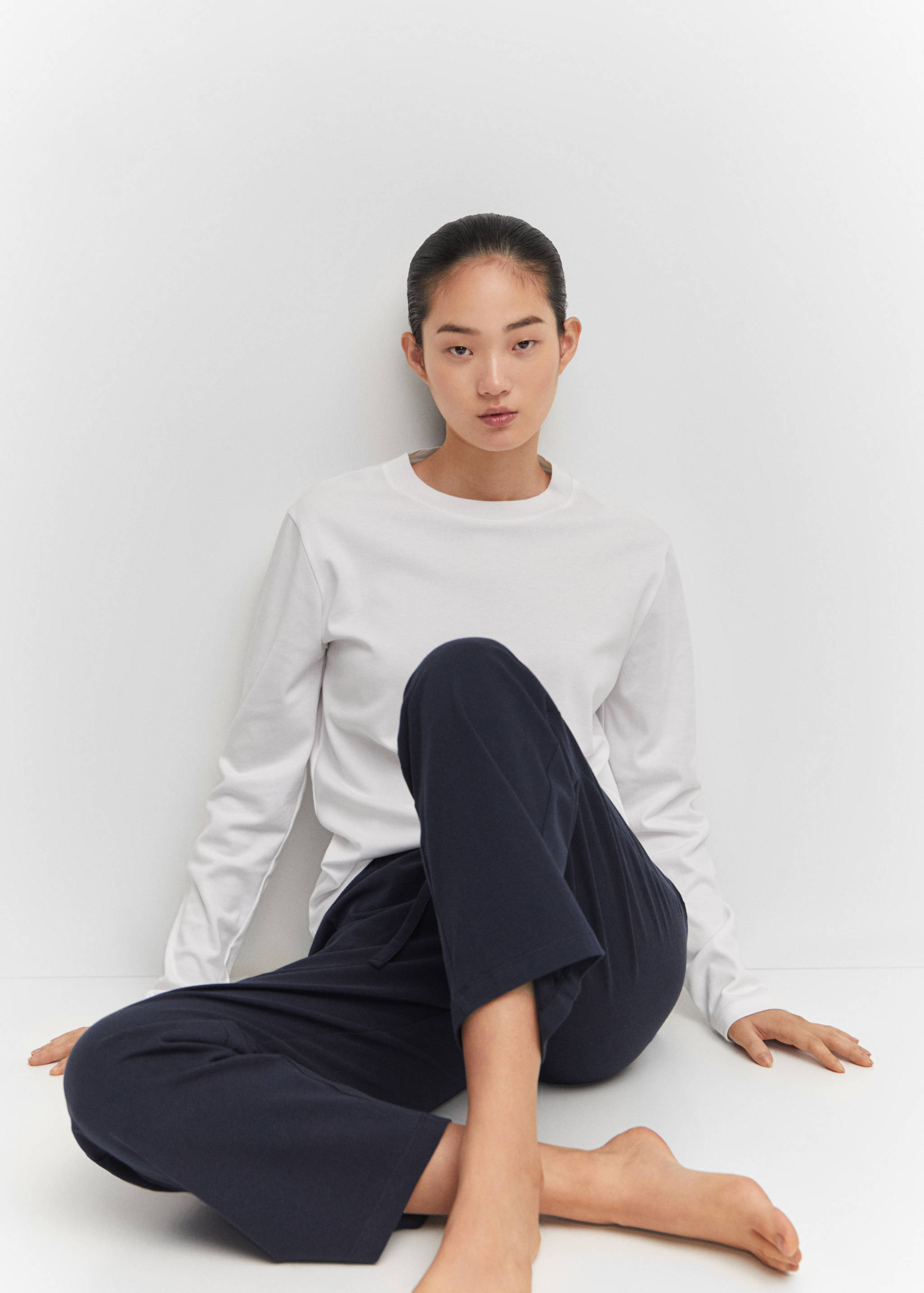 Трикотажные брюки из хлопка - Деталь изделия 2