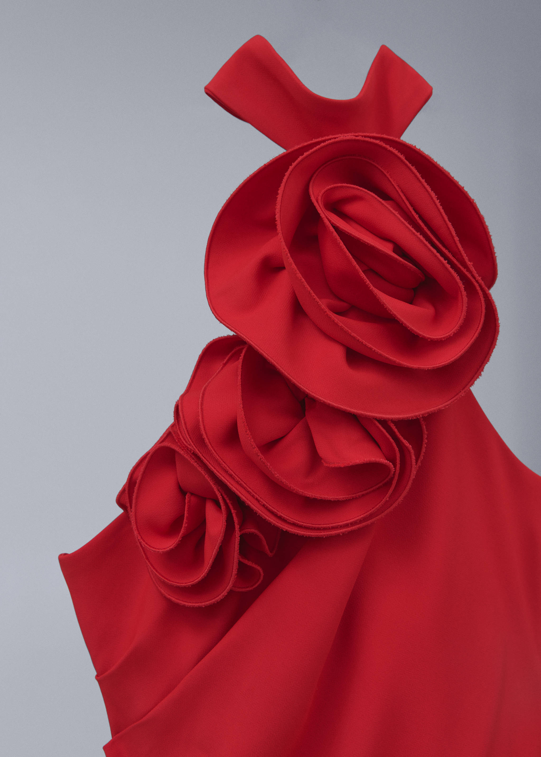 Maxi flower dress with opening - Details of the article 8