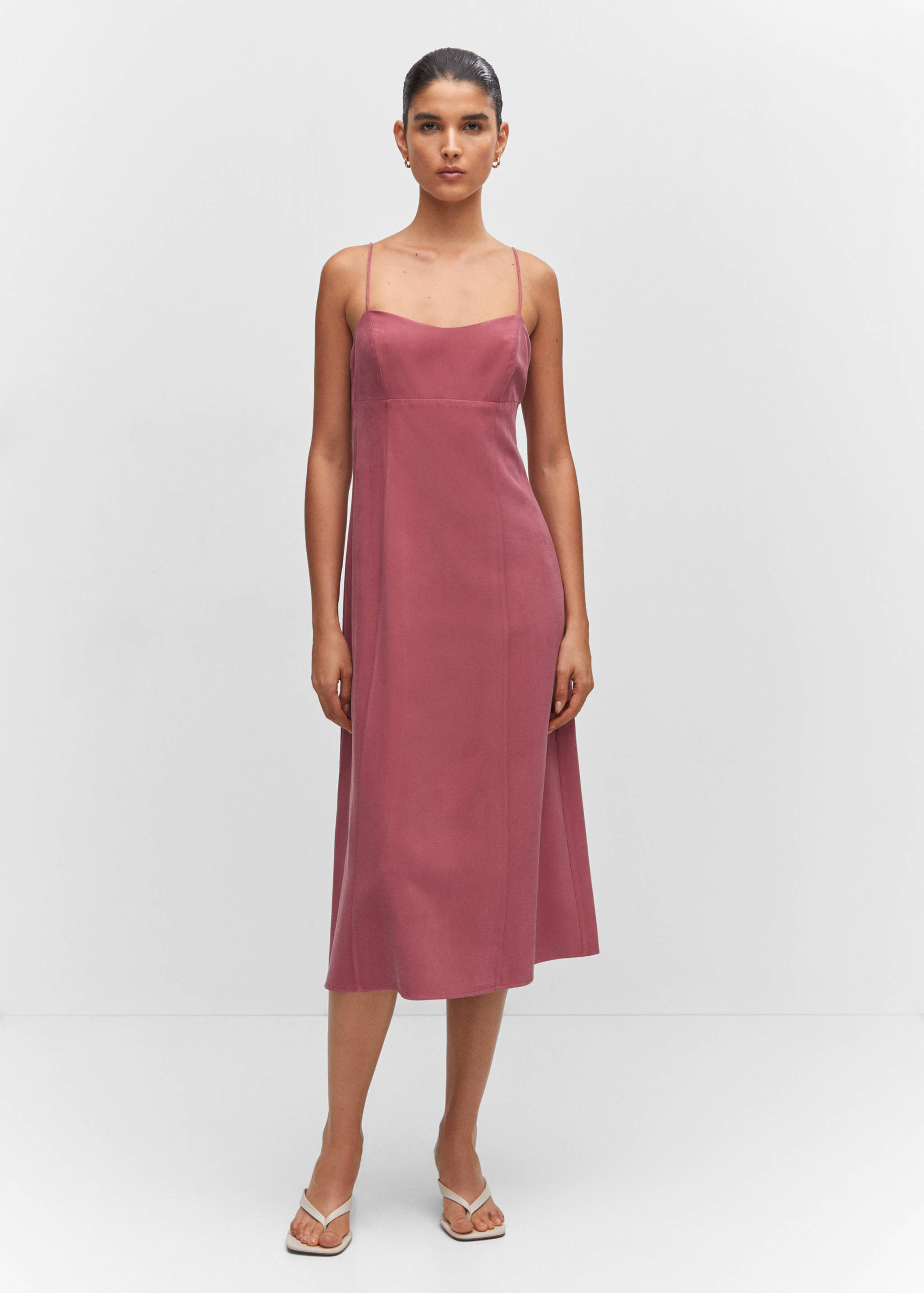 Robe midi décolletée - Plan général