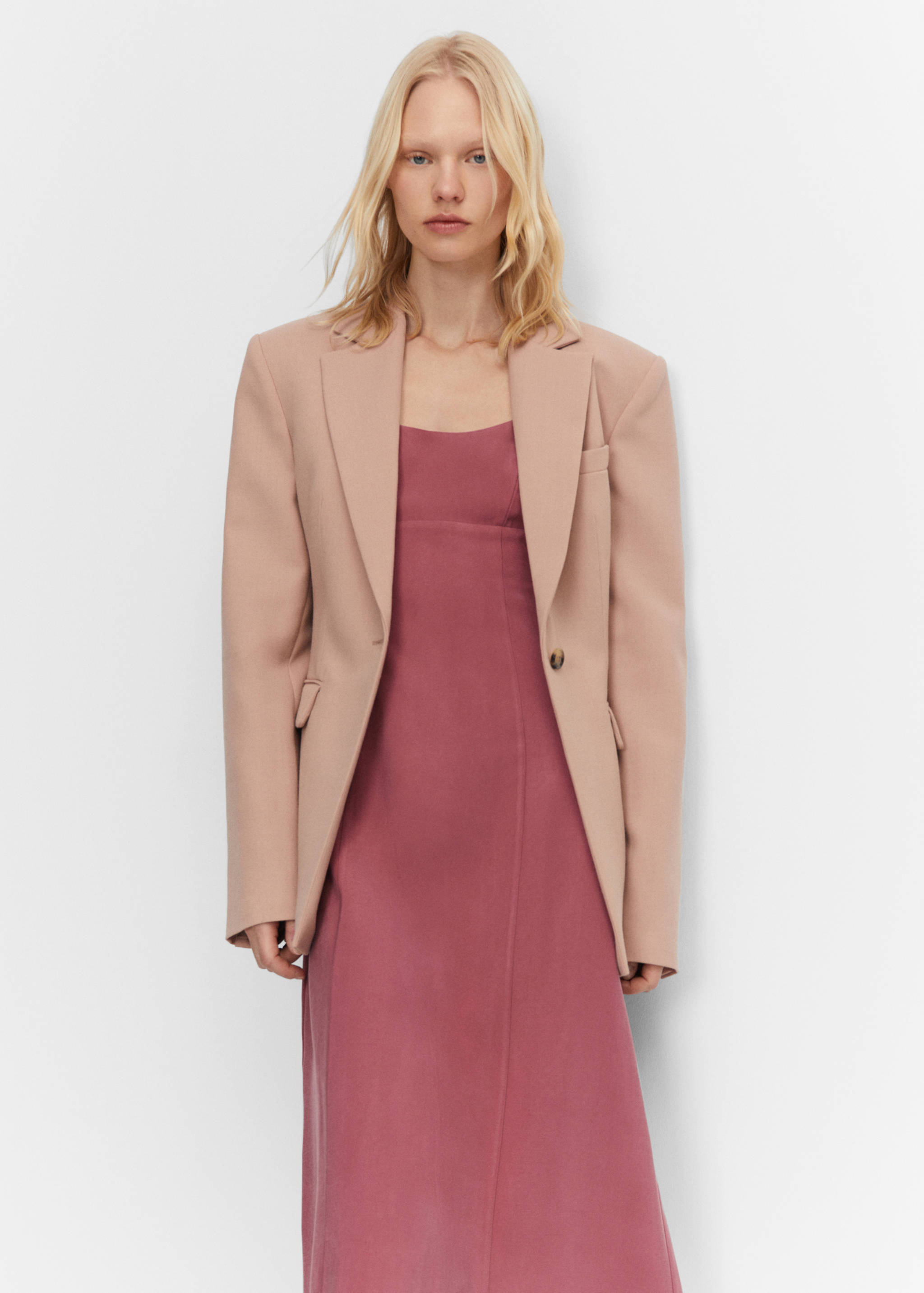 Low-cut midi-dress - Details of the article 2