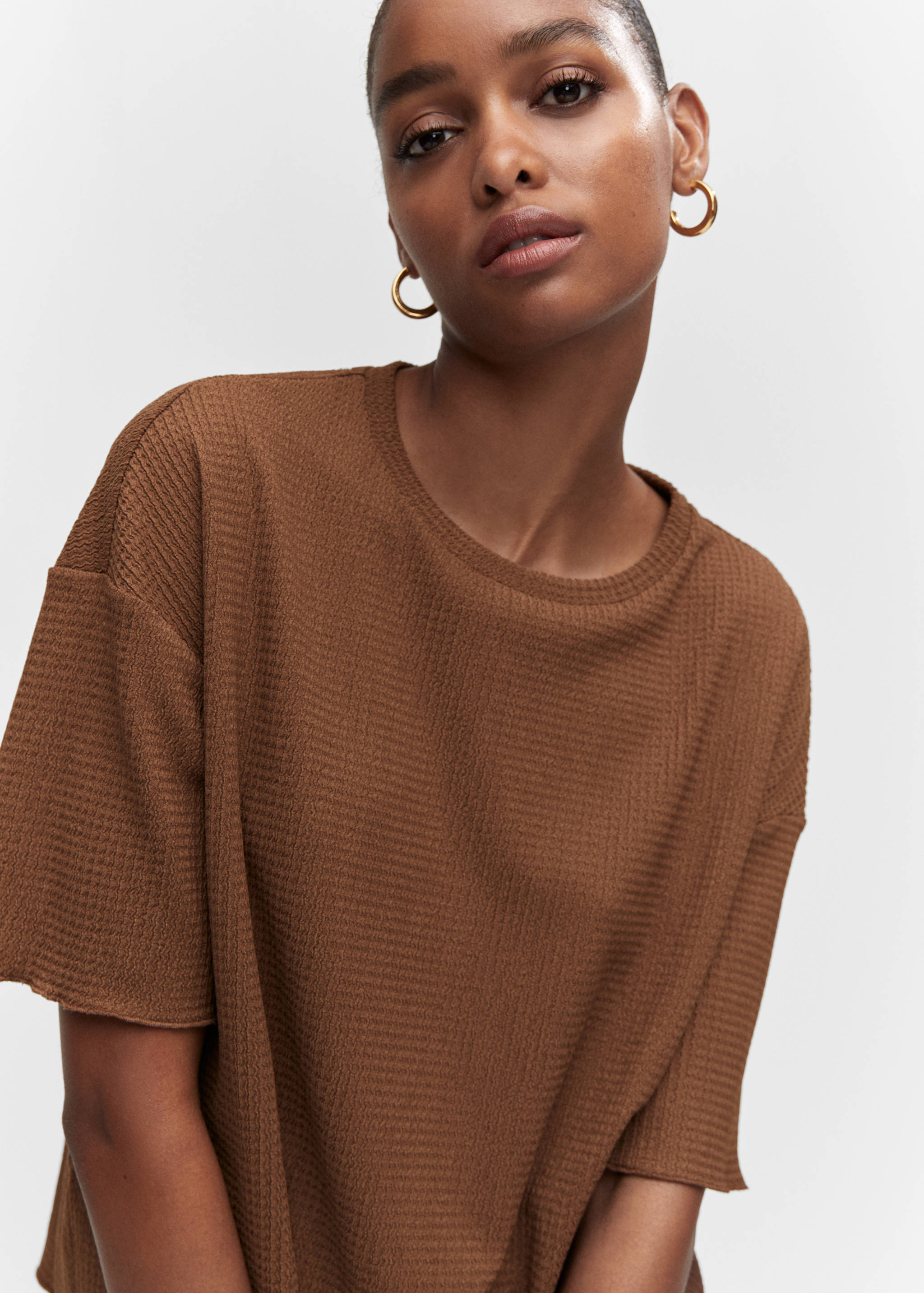Camiseta oversize textura - Detalle del artículo 1