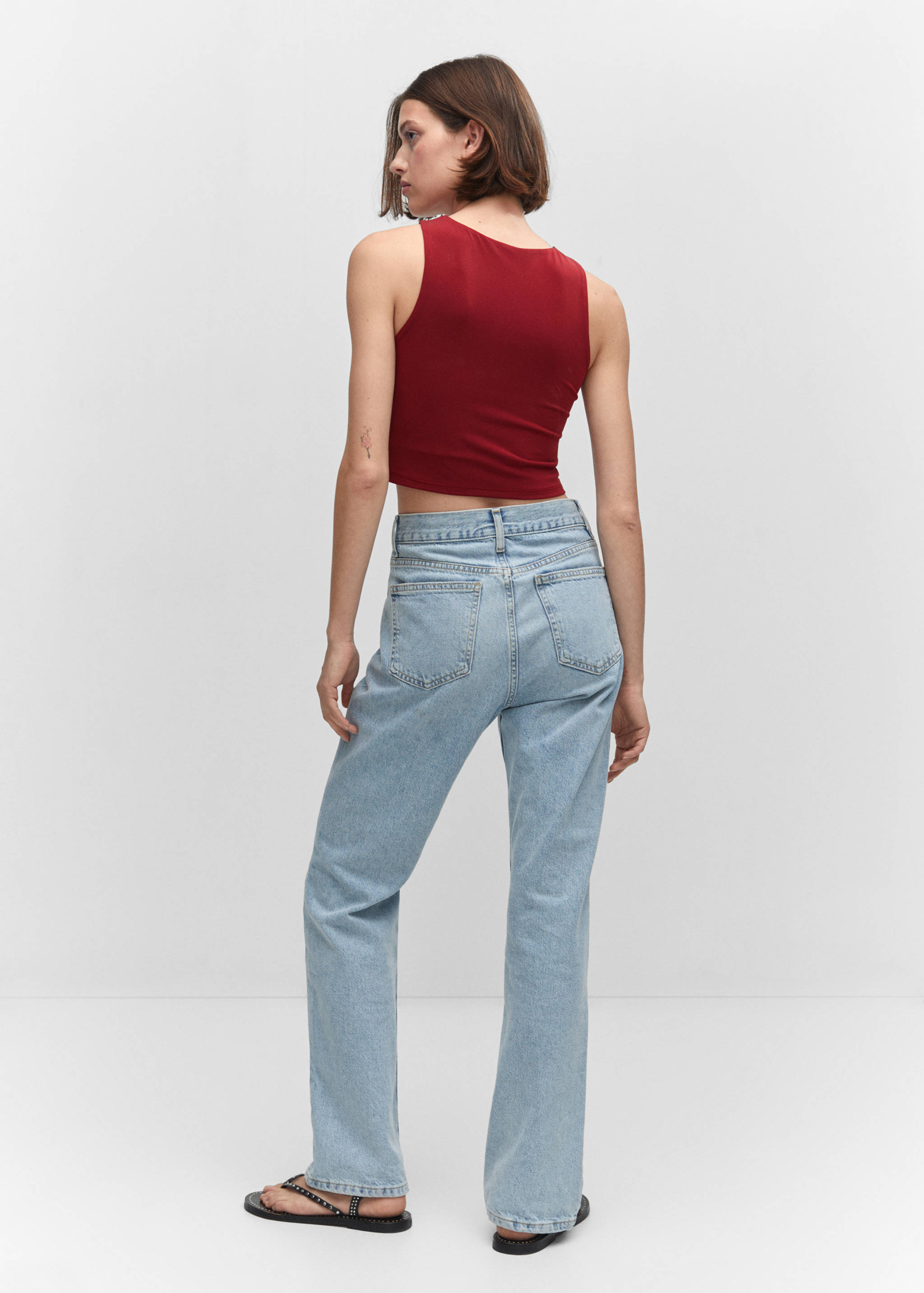 Crop top halter neck - Reverse of the article