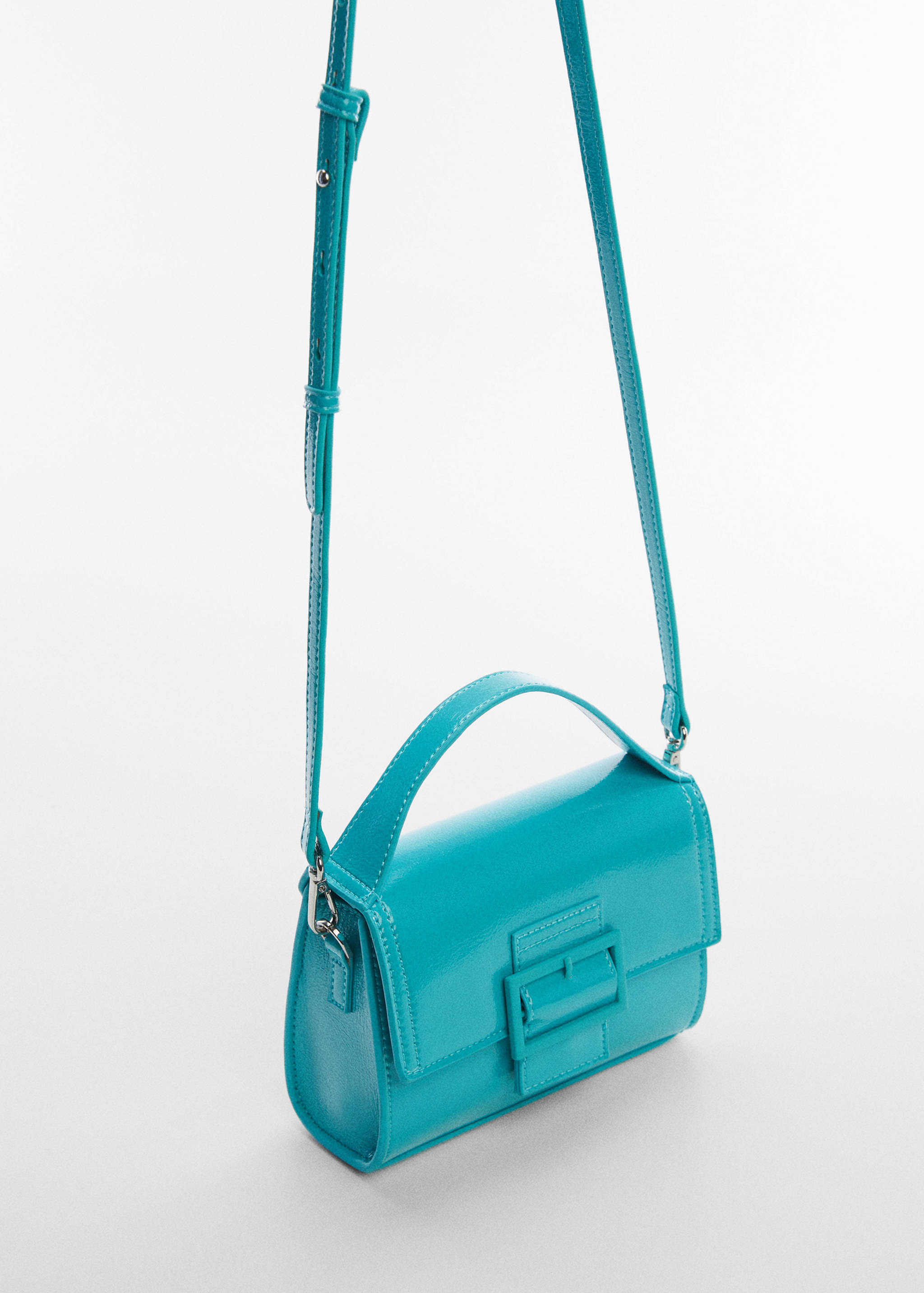Buckled flap bag - Medium plane