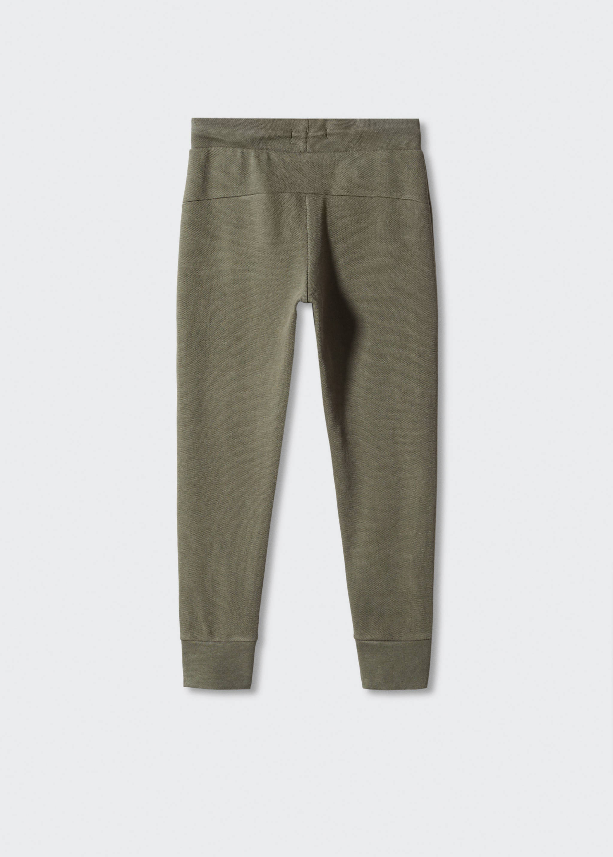 Cotton jogger-style trousers - Reverse of the article