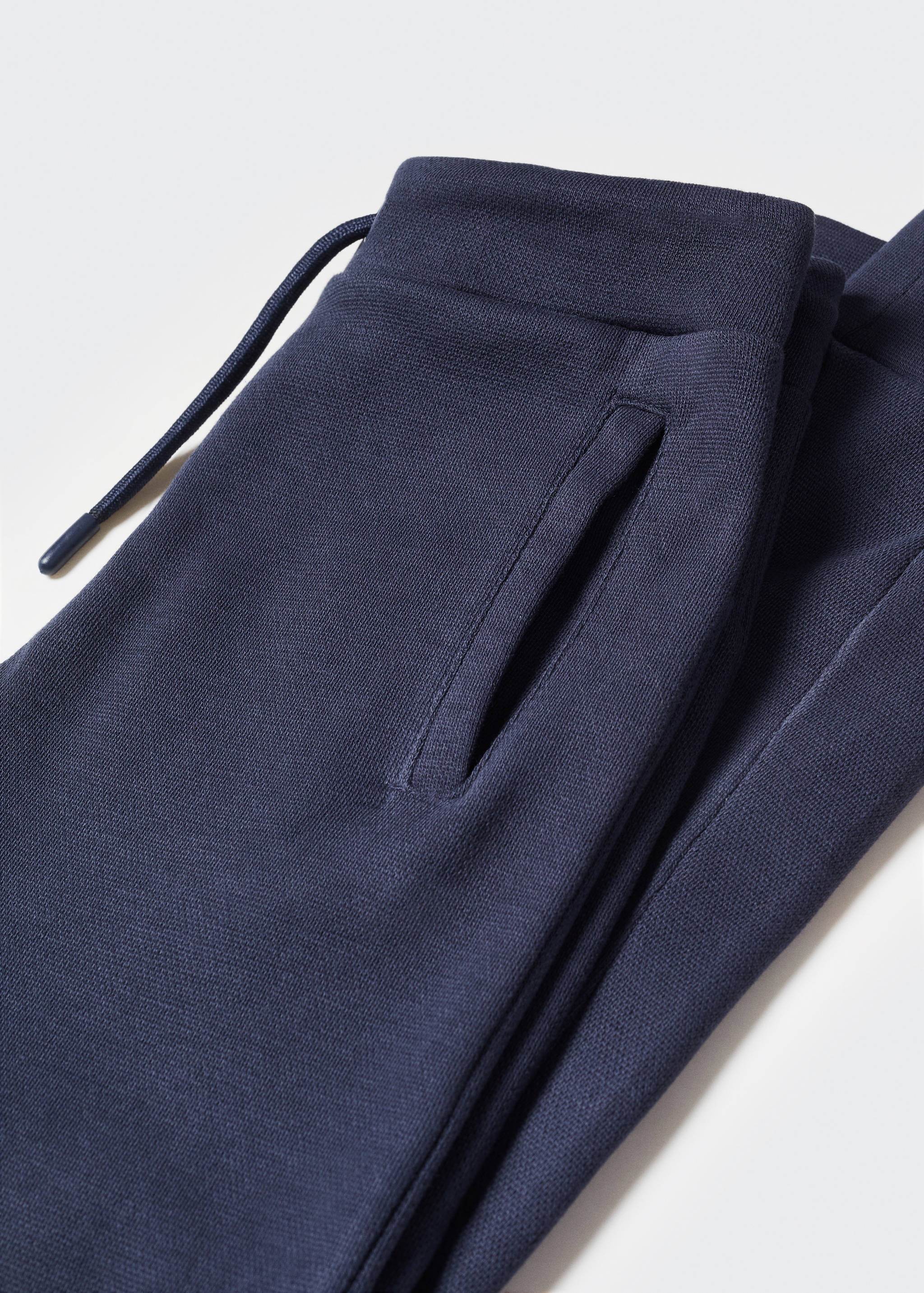 Cotton jogger-style trousers - Details of the article 8