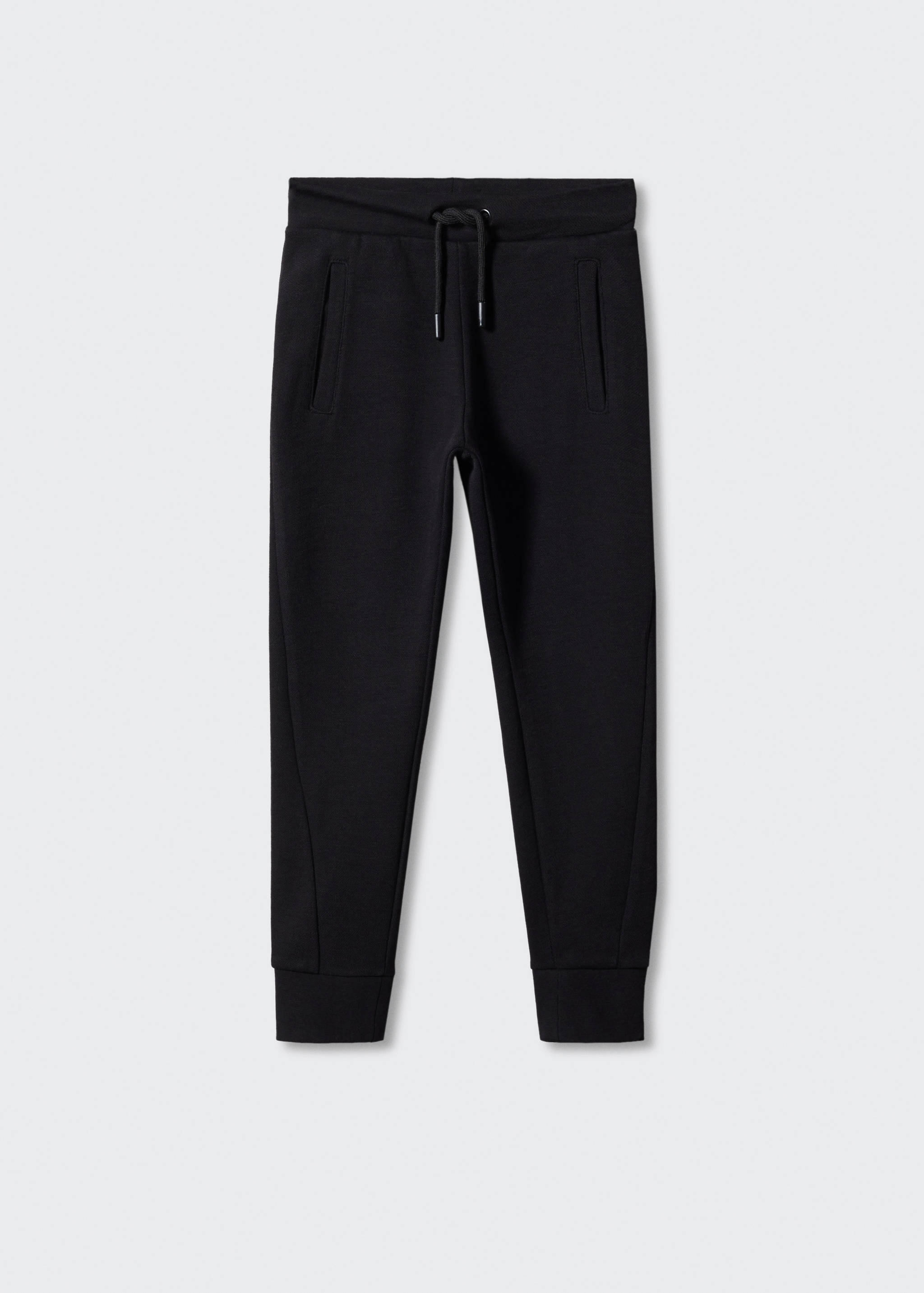 Cotton jogger-style trousers - Article without model