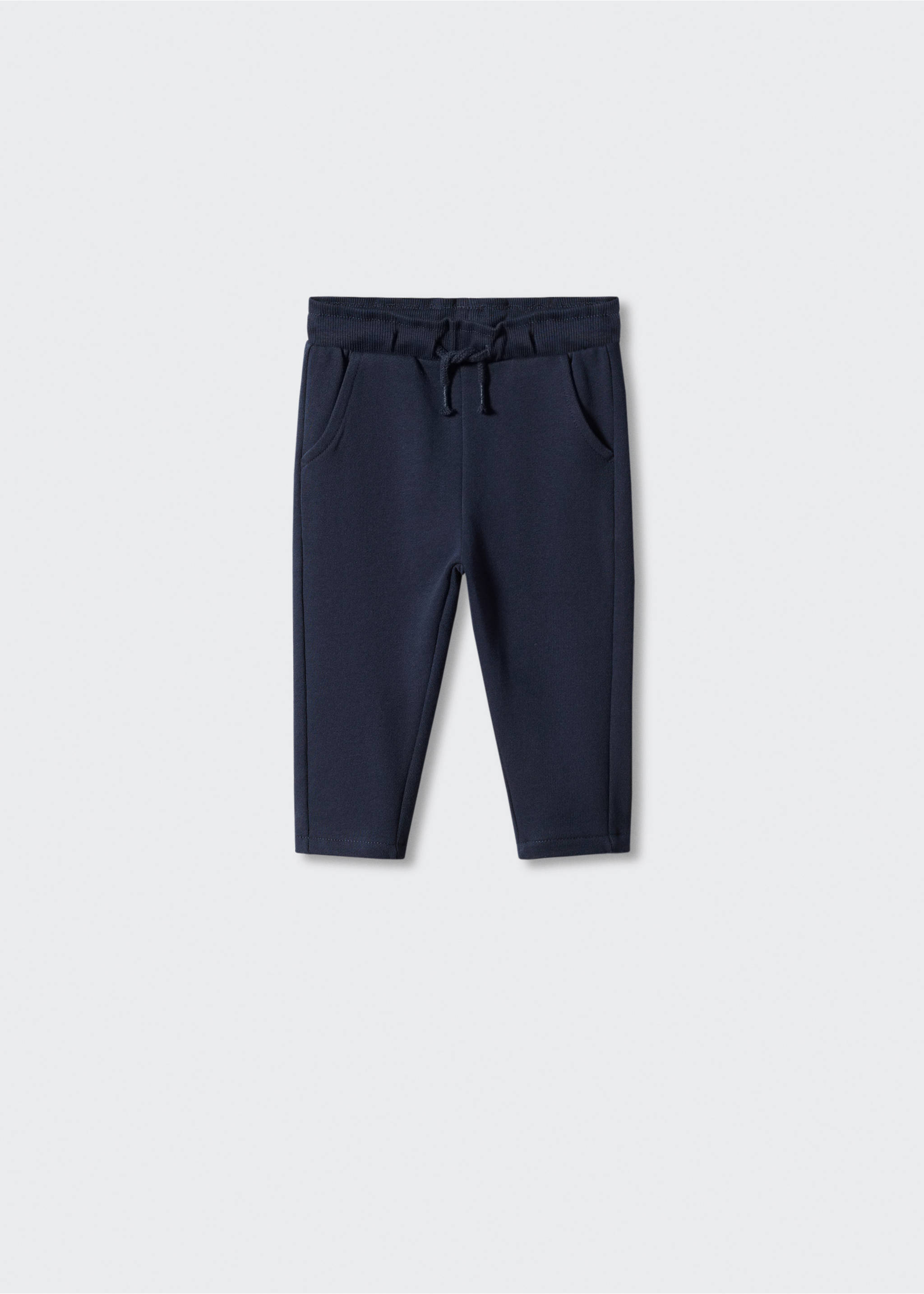 Cotton jogger-style trousers - Article without model, Navy. Ref: 57062523-00.