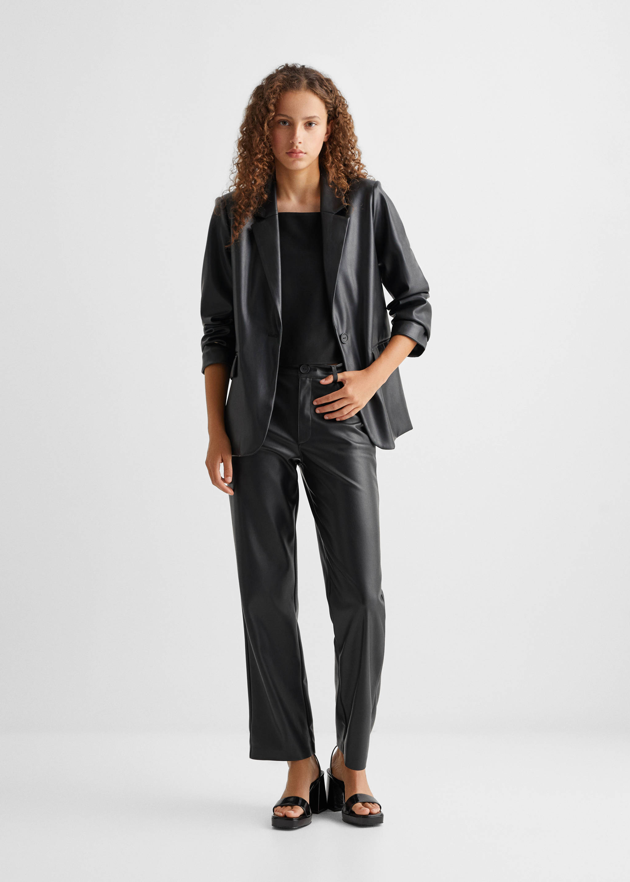 Faux-leather trousers - Details of the article 2