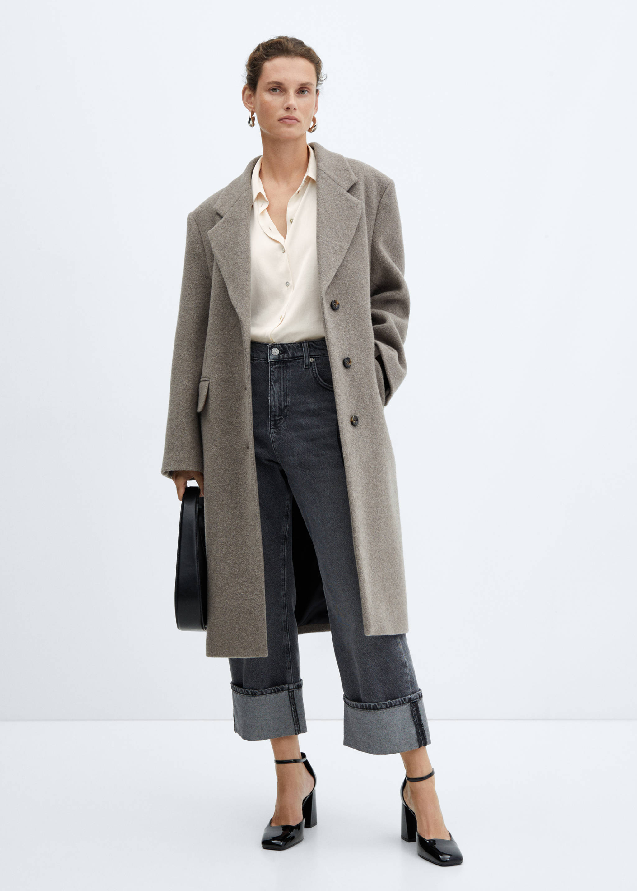 Camisa de manga curta com botões - Plano geral