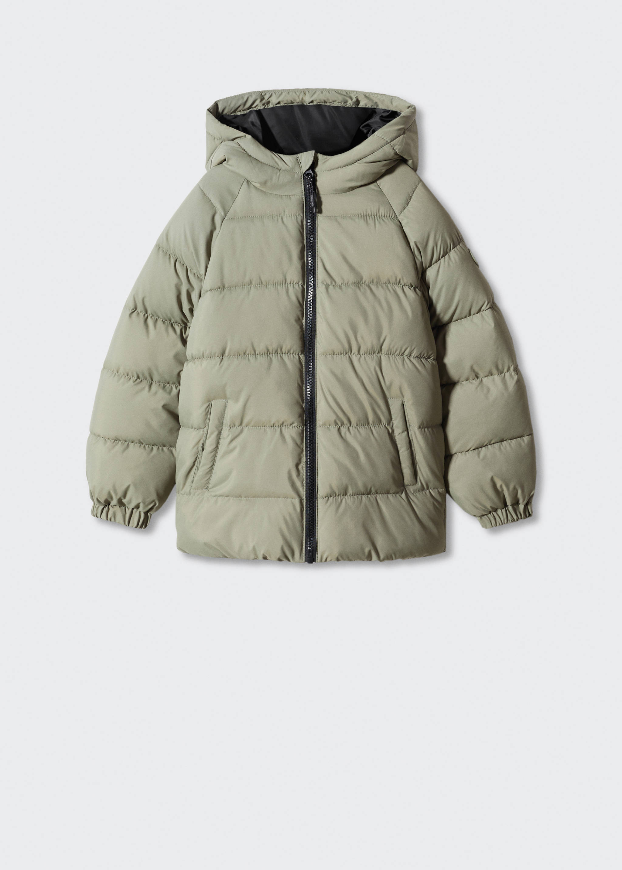 带帽羽绒夹克 - null