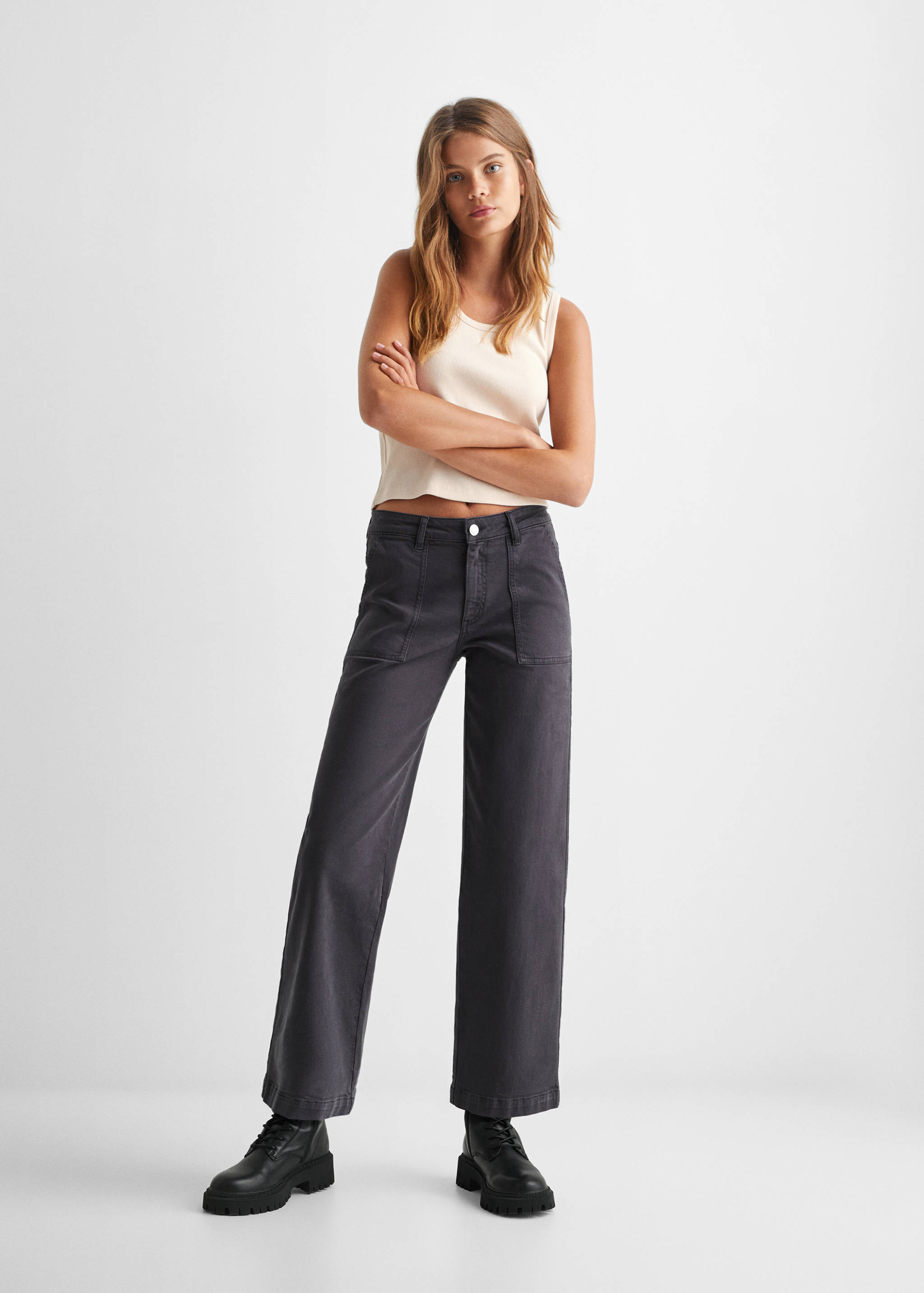 Débardeur coton - Plan général