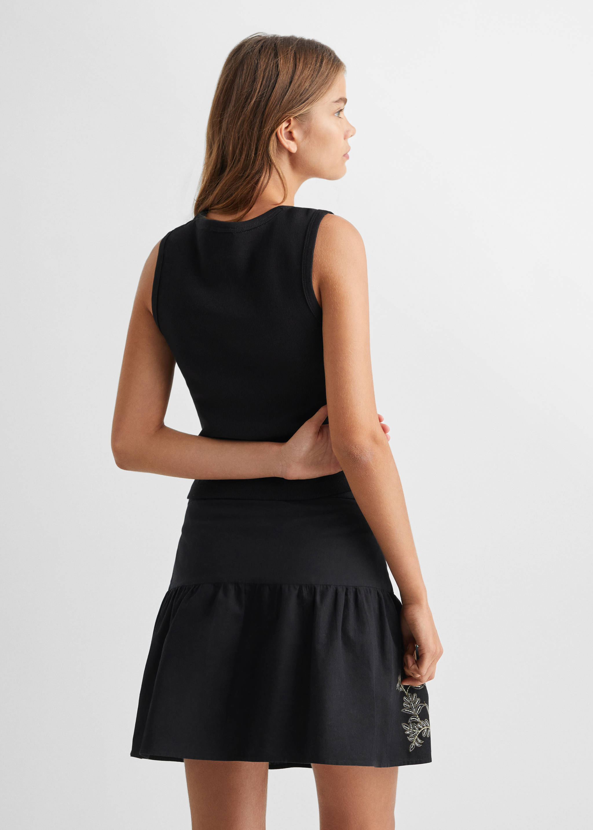 Хлопковая майка - Обратная сторона изделия