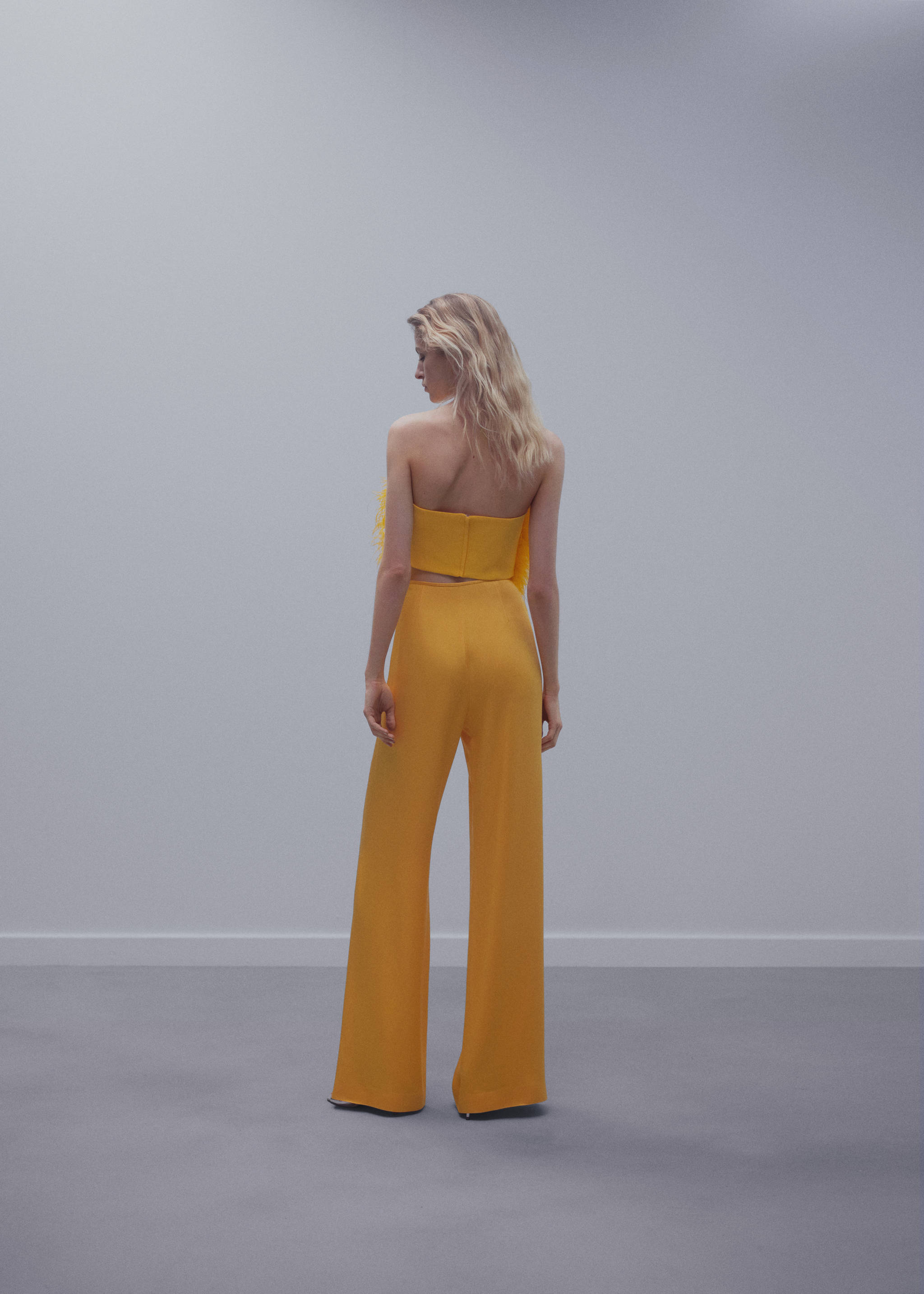 Feather bandeau-style top - Reverse of the article