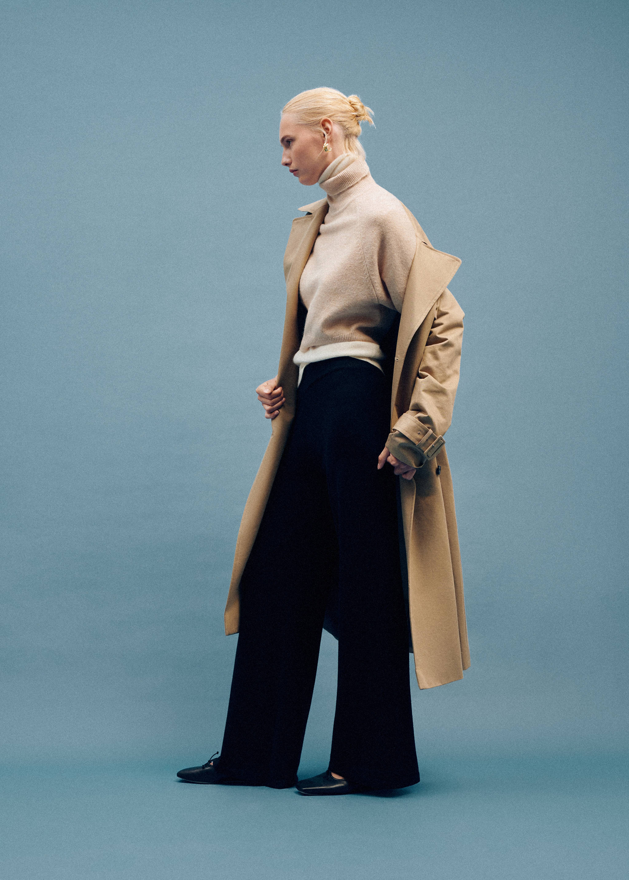 Pantalón wideleg punto fino - Detalle del artículo 7