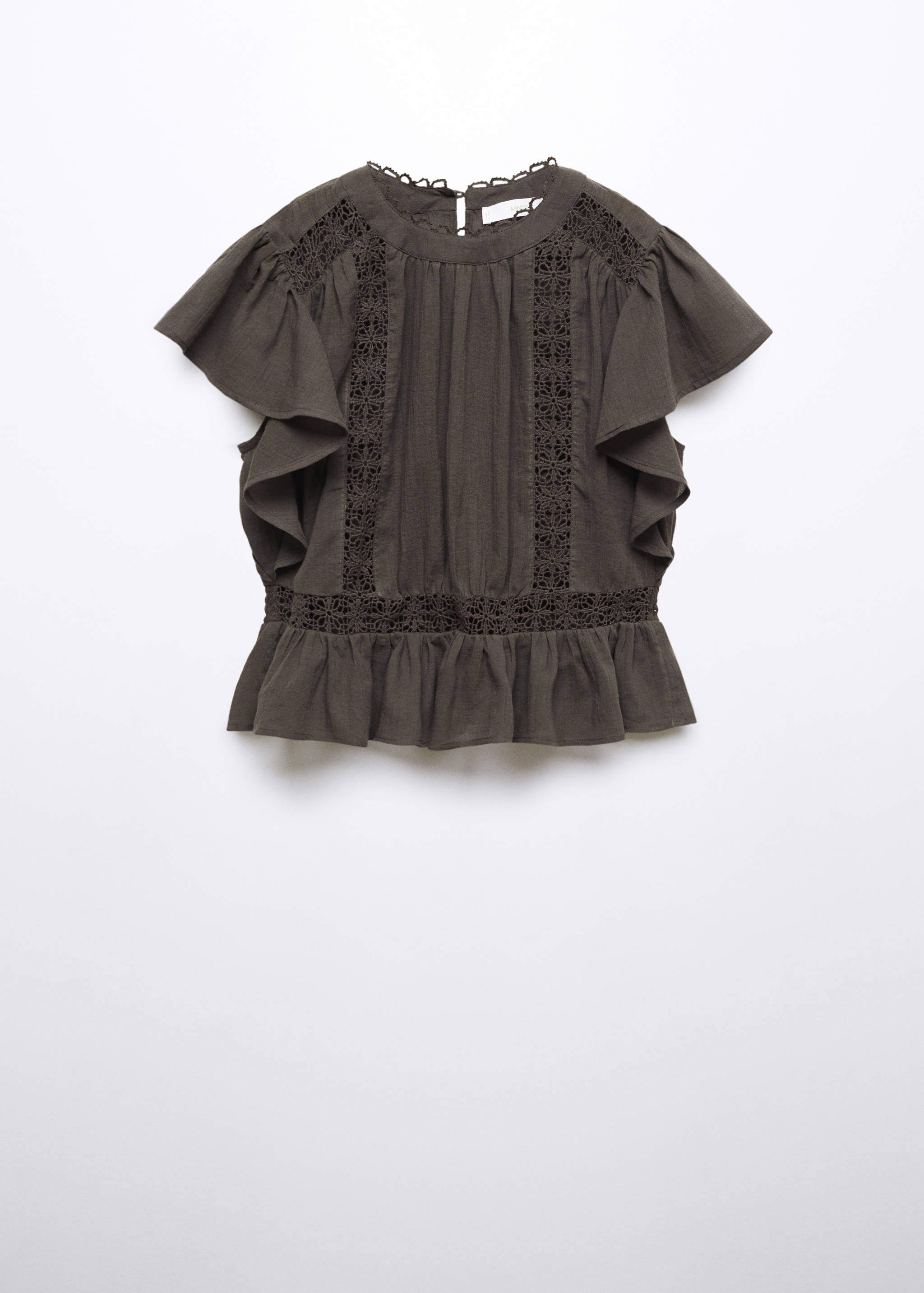 Top volants dentelle - Article sans modèle