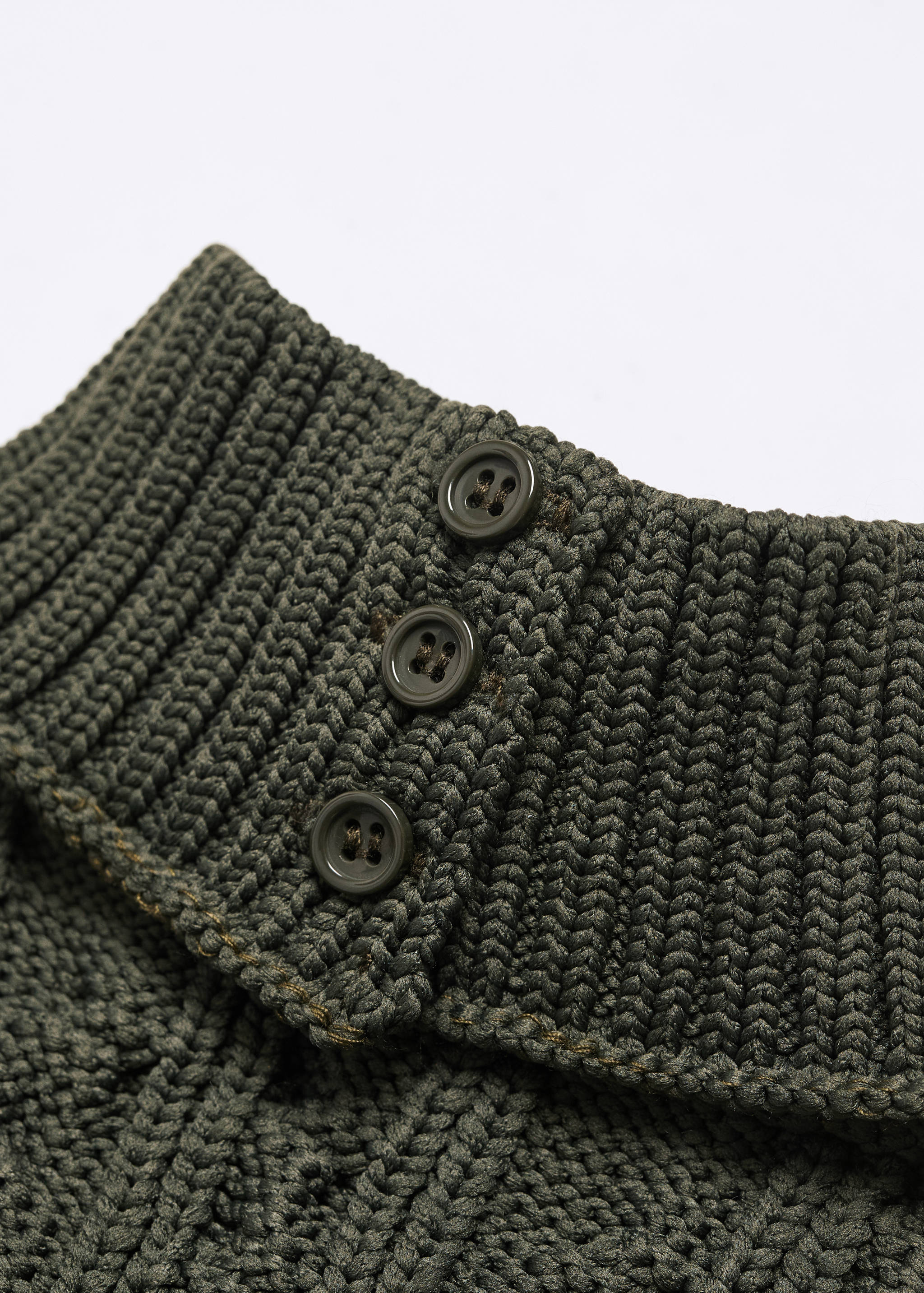 Halter-neck knitted top - Details of the article 8