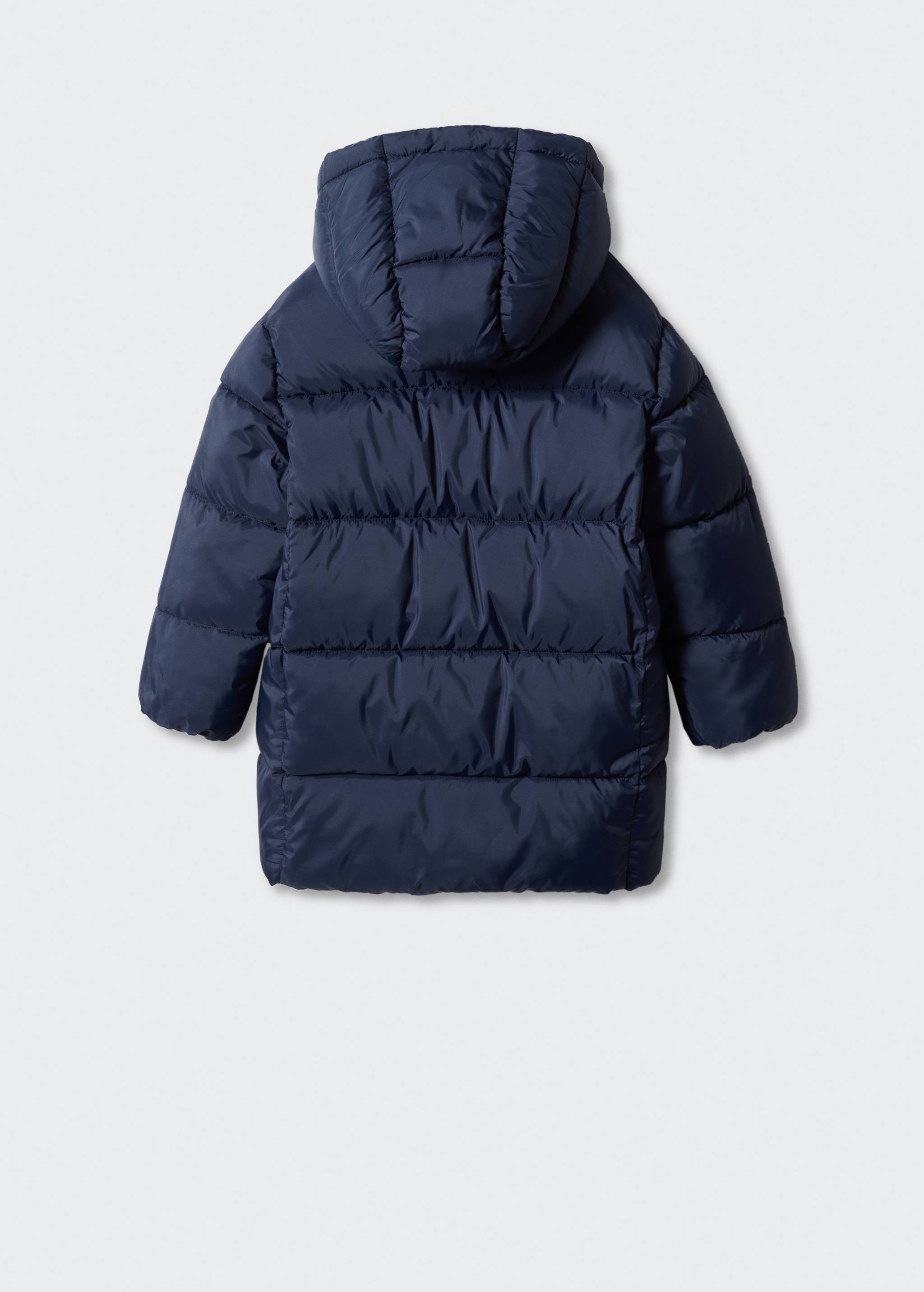 Quilted long coat - Reverse of the article