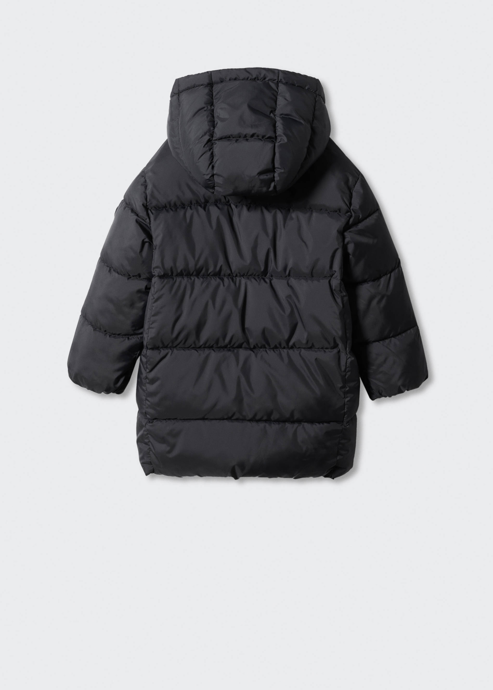 Quilted long coat - Reverse of the article