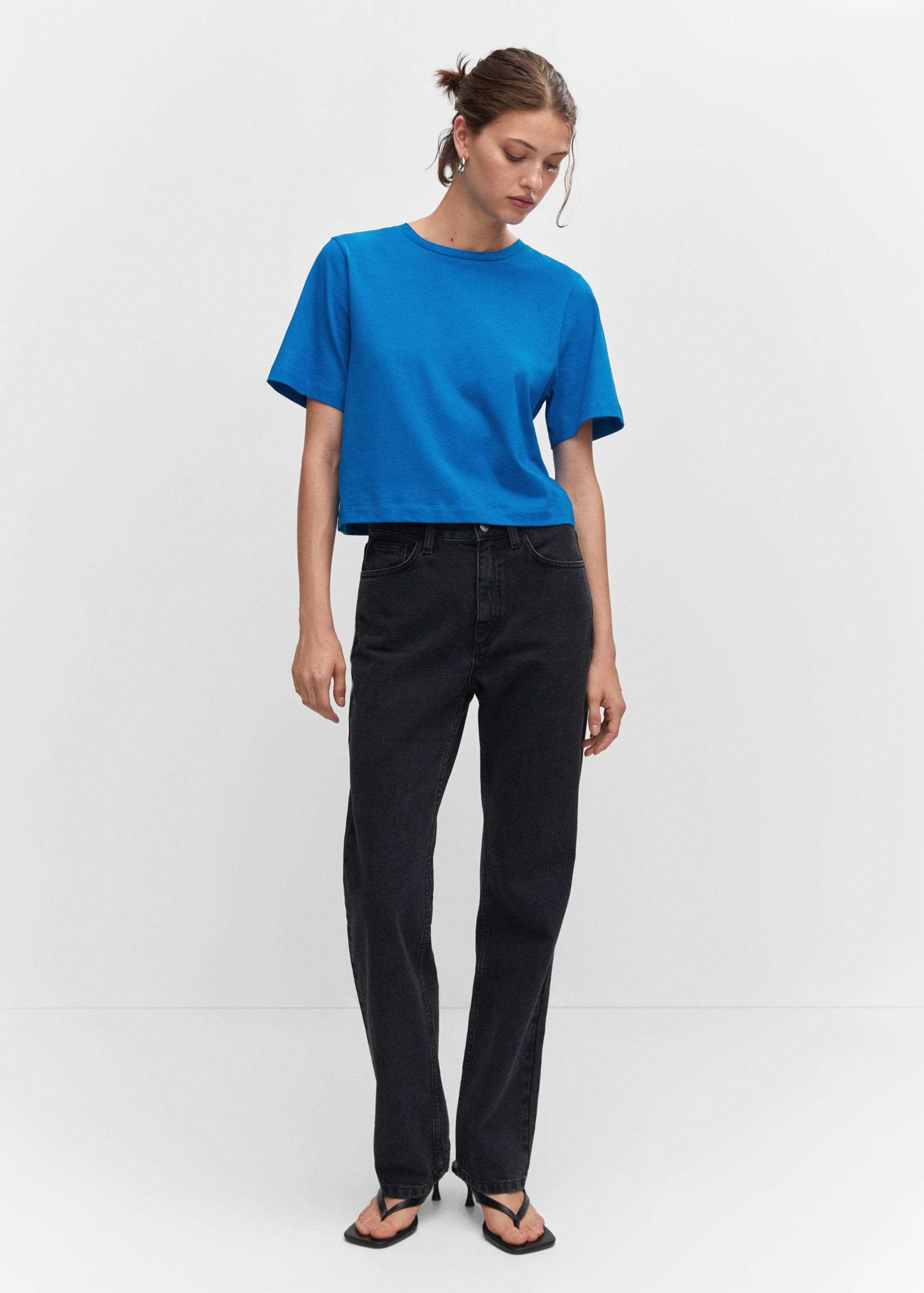 T-shirt coton manches courtes - Plan général