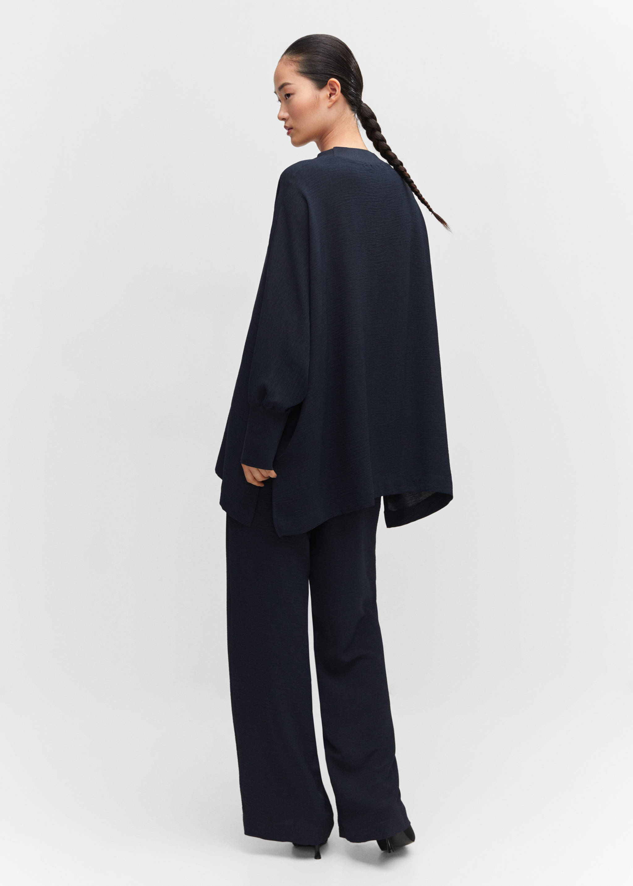 Sweat-shirt oversize texturé - Verso de l’article