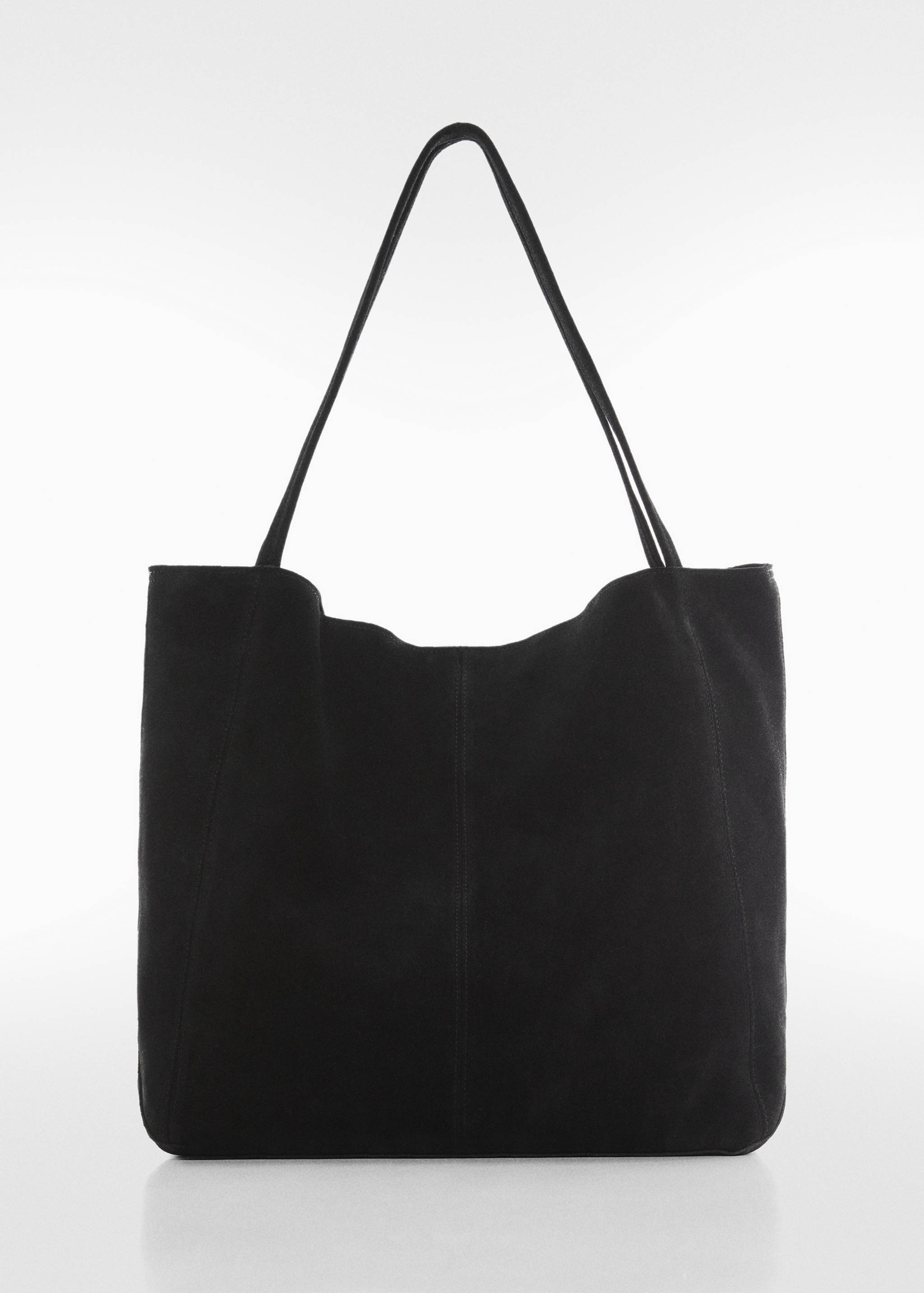 Leather shopper bag - Article without model
