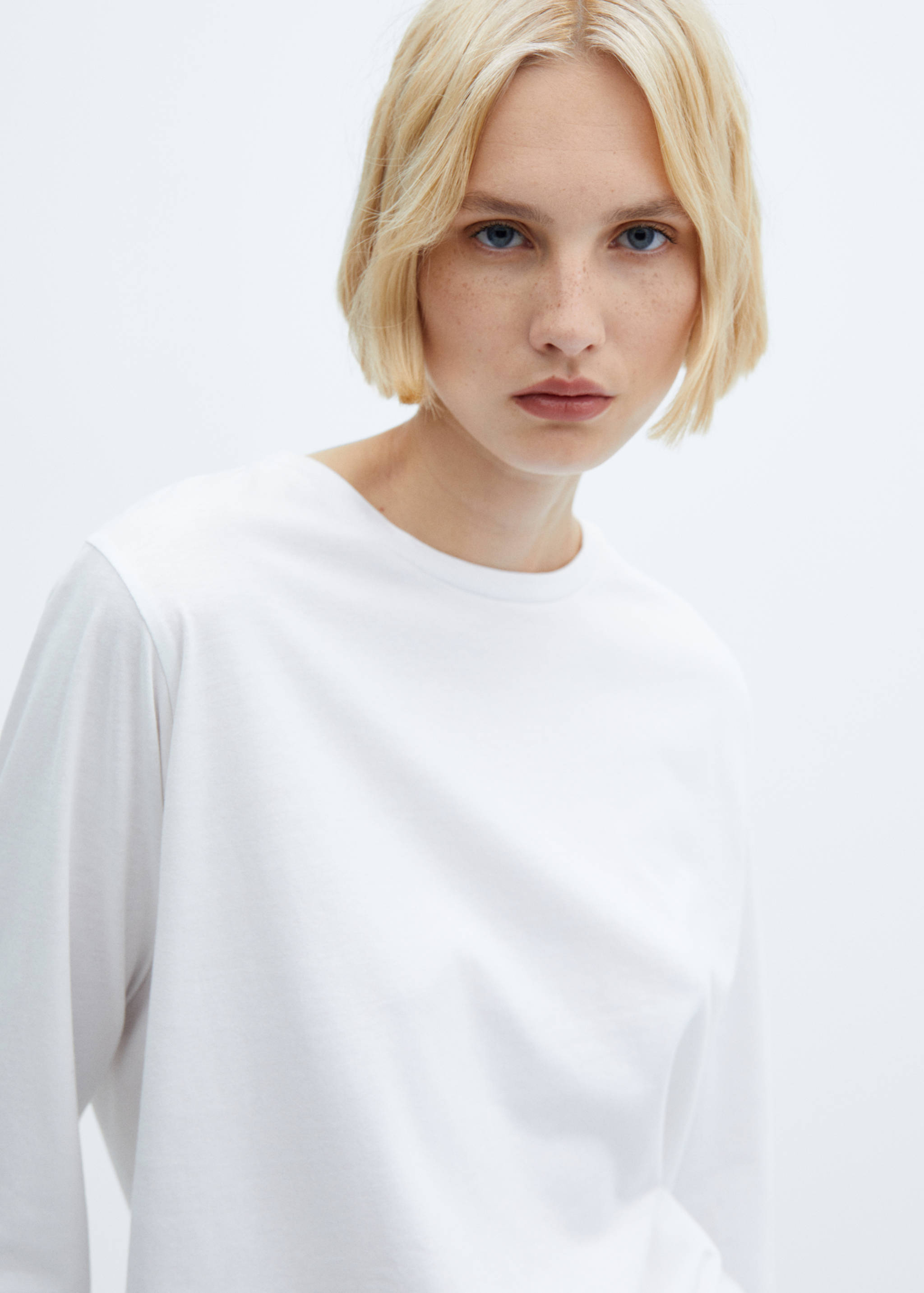 Striped cotton long pyjama - Details of the article 1