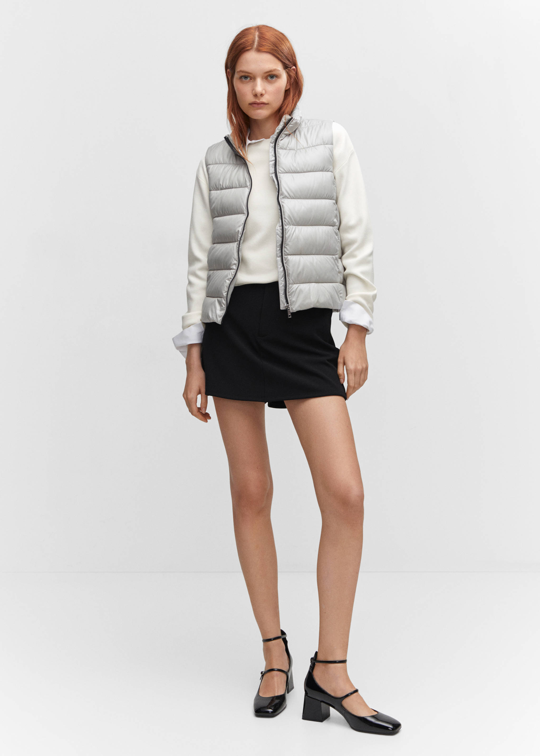Ultra-light quilted gilet - General plane