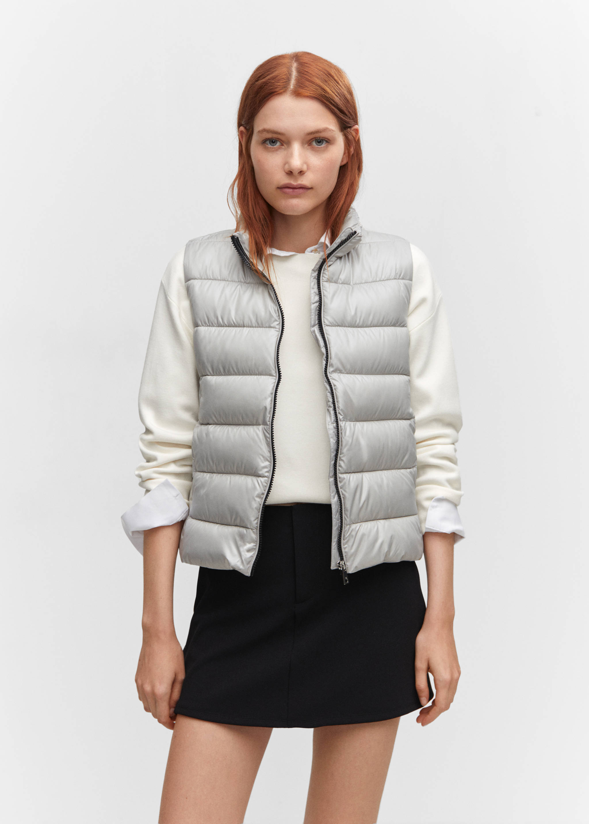 Ultra-light quilted gilet - Medium plane