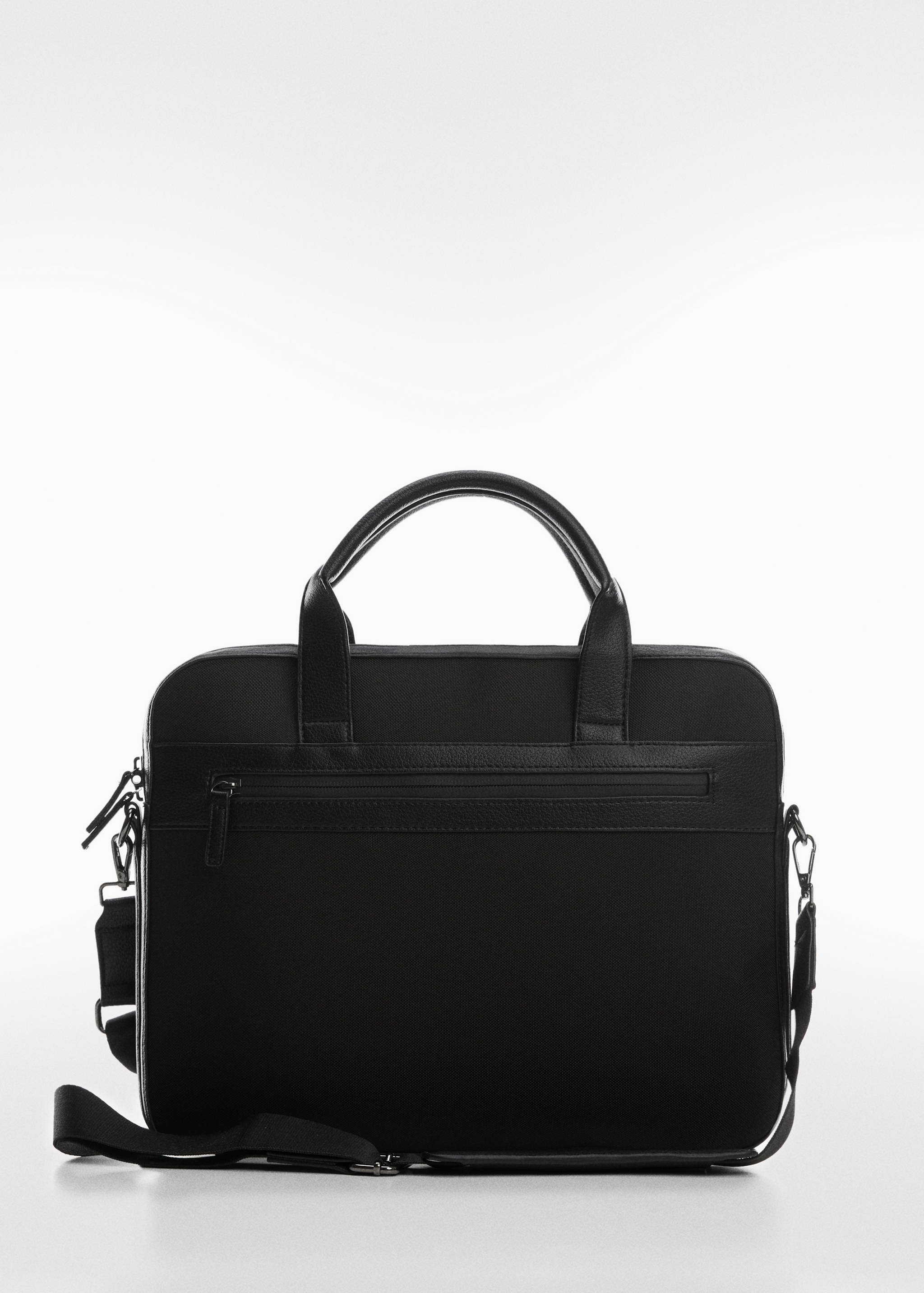 Faux-leather briefcase - Article without model
