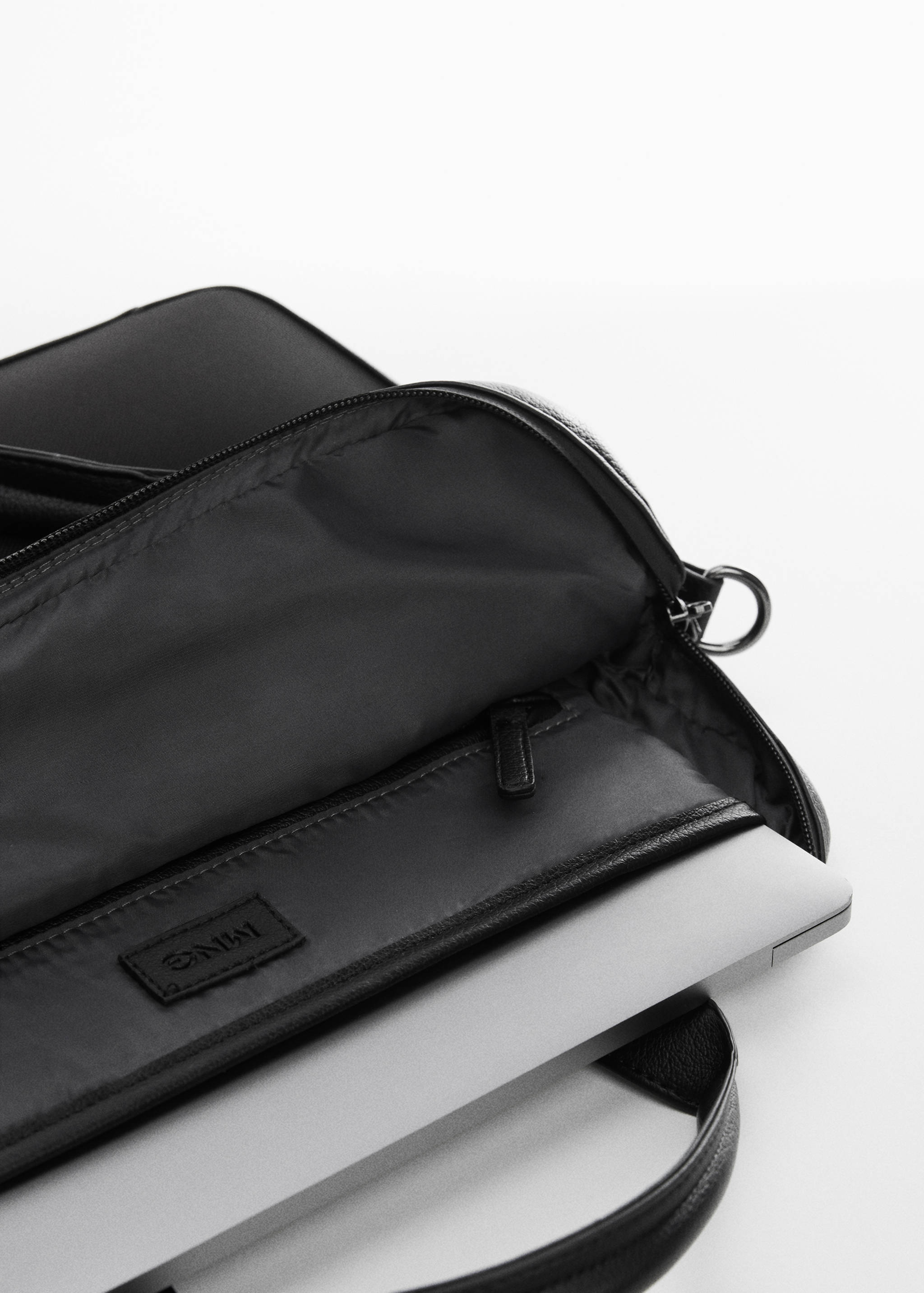 Faux-leather briefcase - Details of the article 1