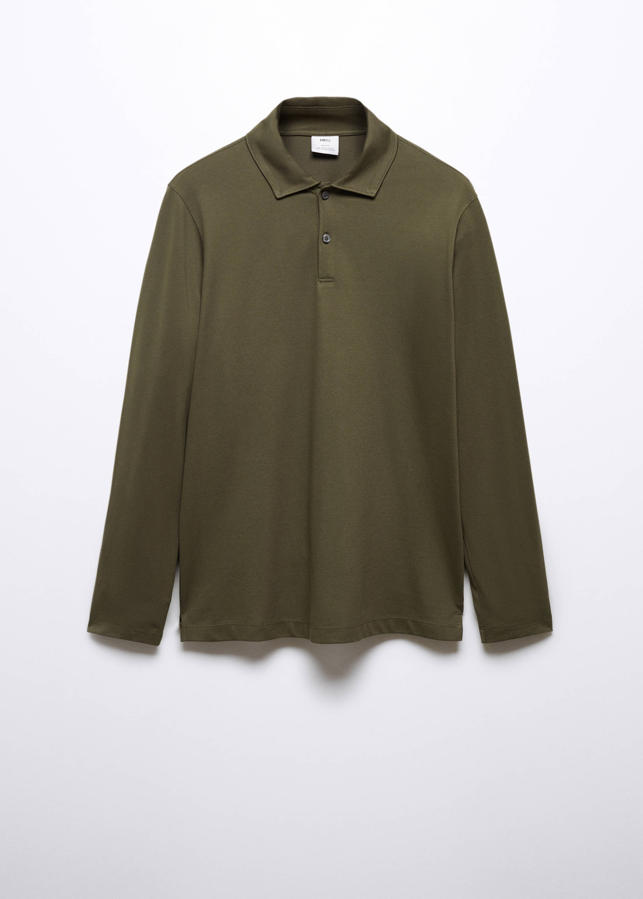 Long sleeves cotton polo - Article without model