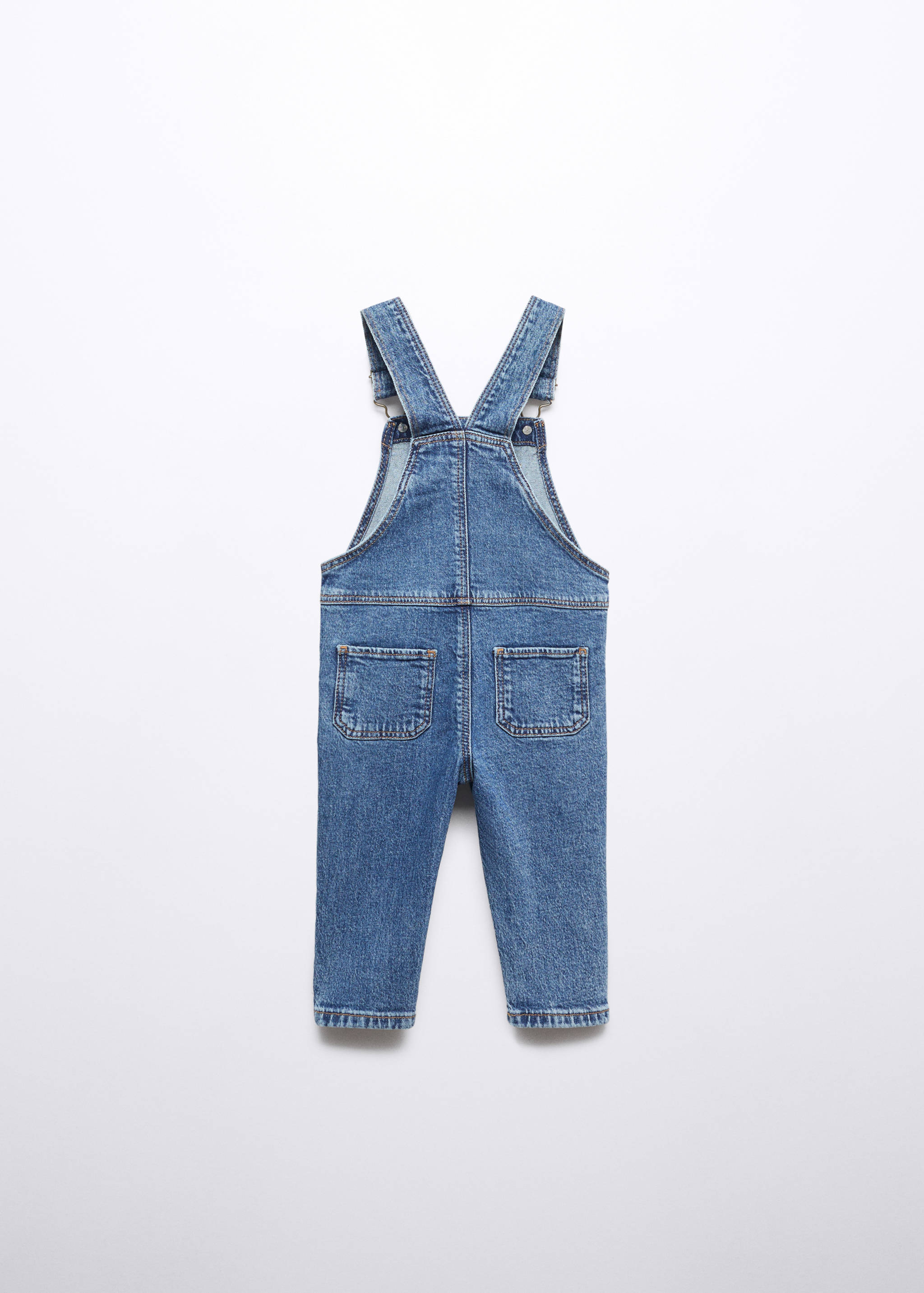 衬里牛仔布工装裤 - null