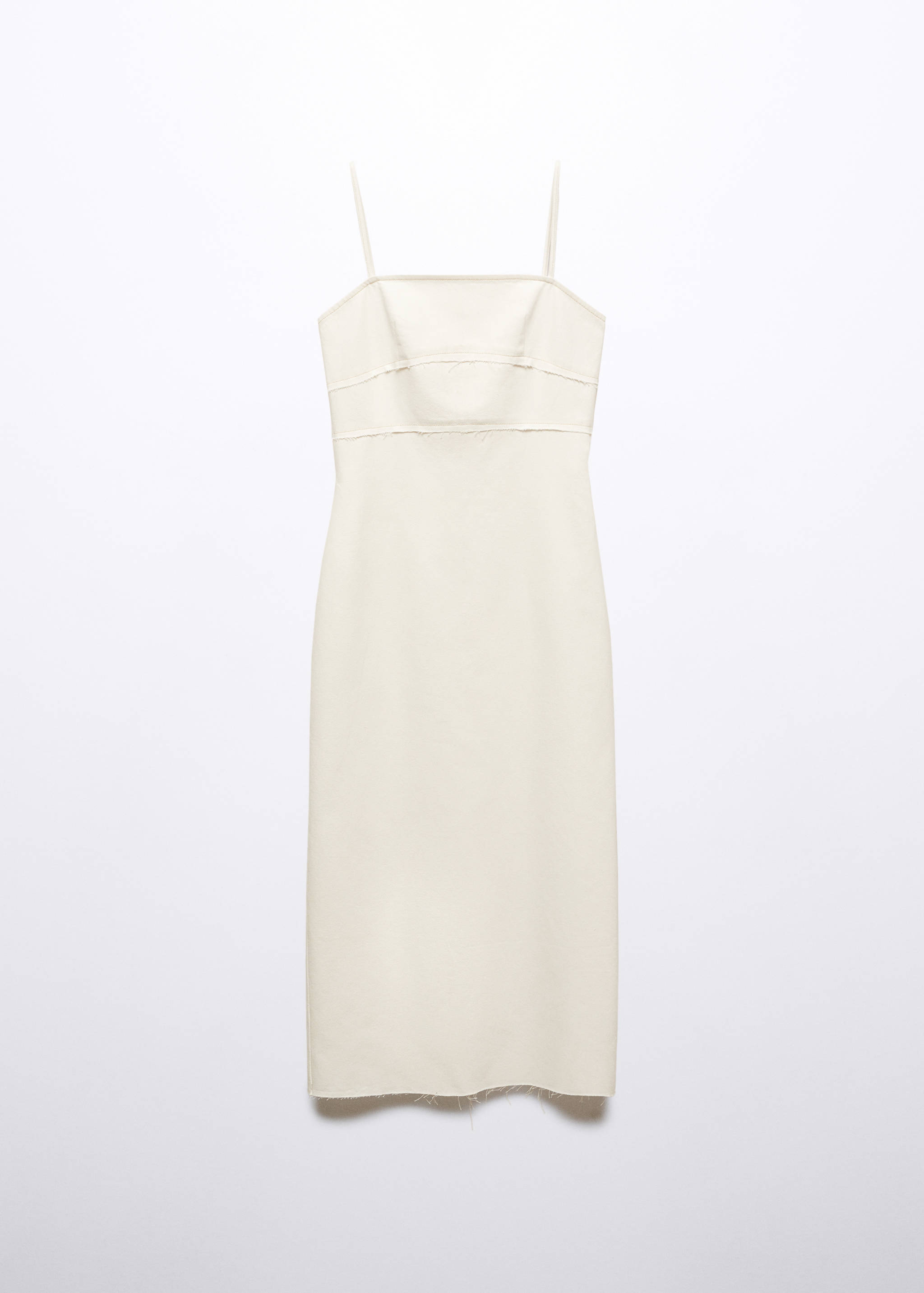 Denim dress with seam detail - Article without model