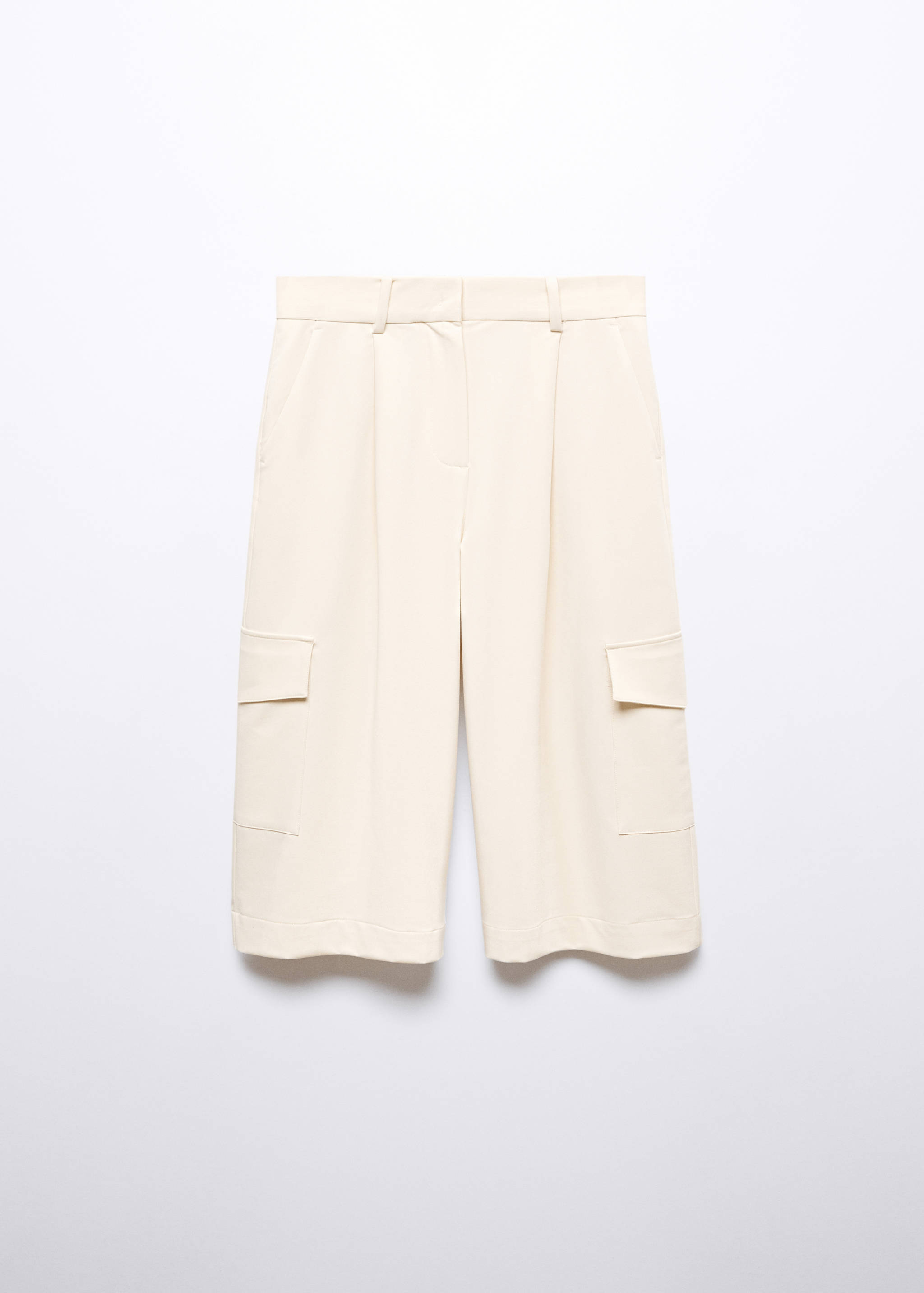 Pleated cargo shorts - Article without model