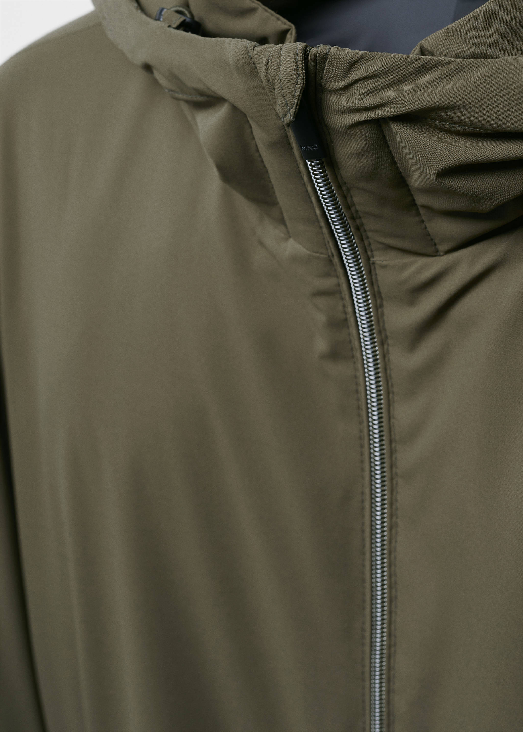 Water-repellent hooded quilted jacket - Details of the article 8