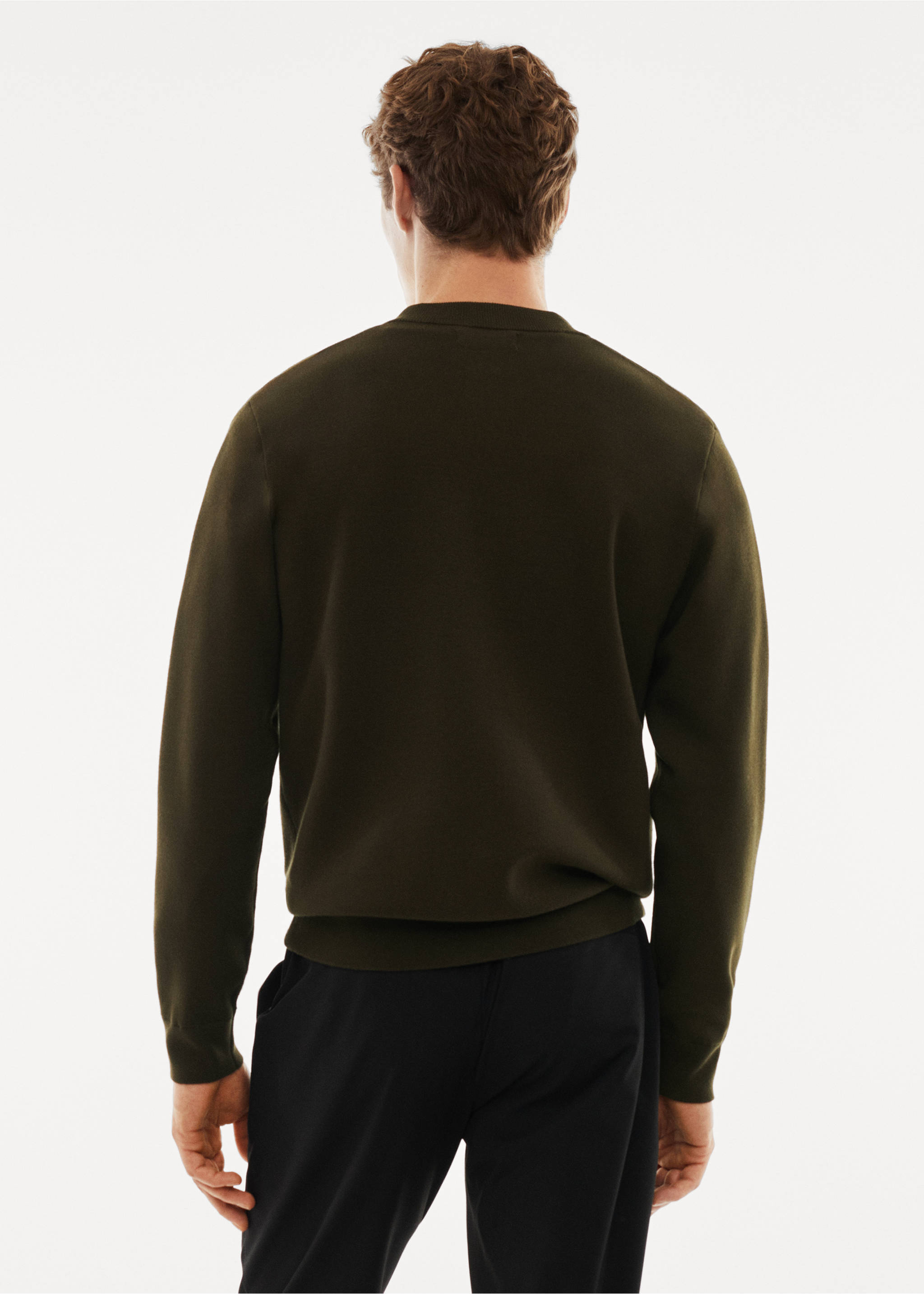 Warmteregulerend vest met rits - Achterkant van het artikel, Olijfgroen. Ref: 57064761-00.