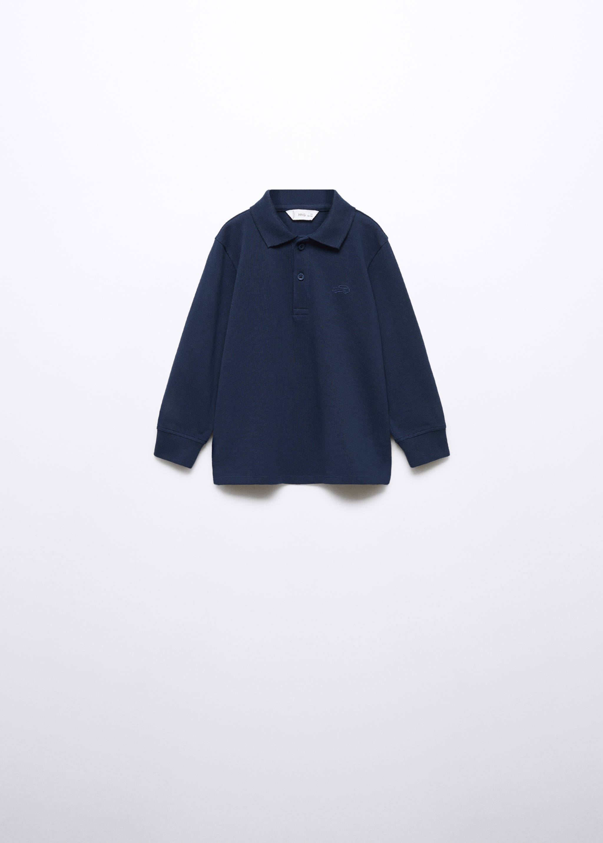 Long sleeves cotton polo - Article without model