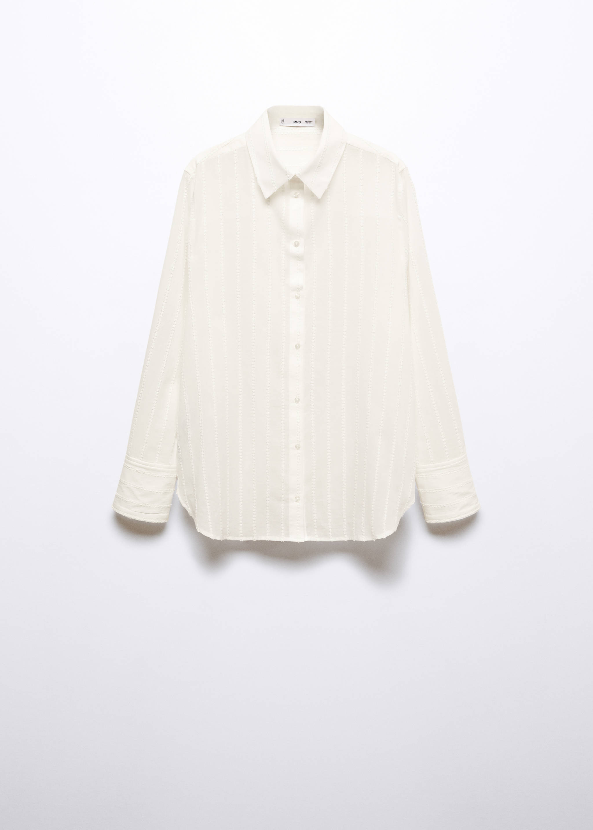 Хлопковая рубашка с вышивкой - Изделие без модели