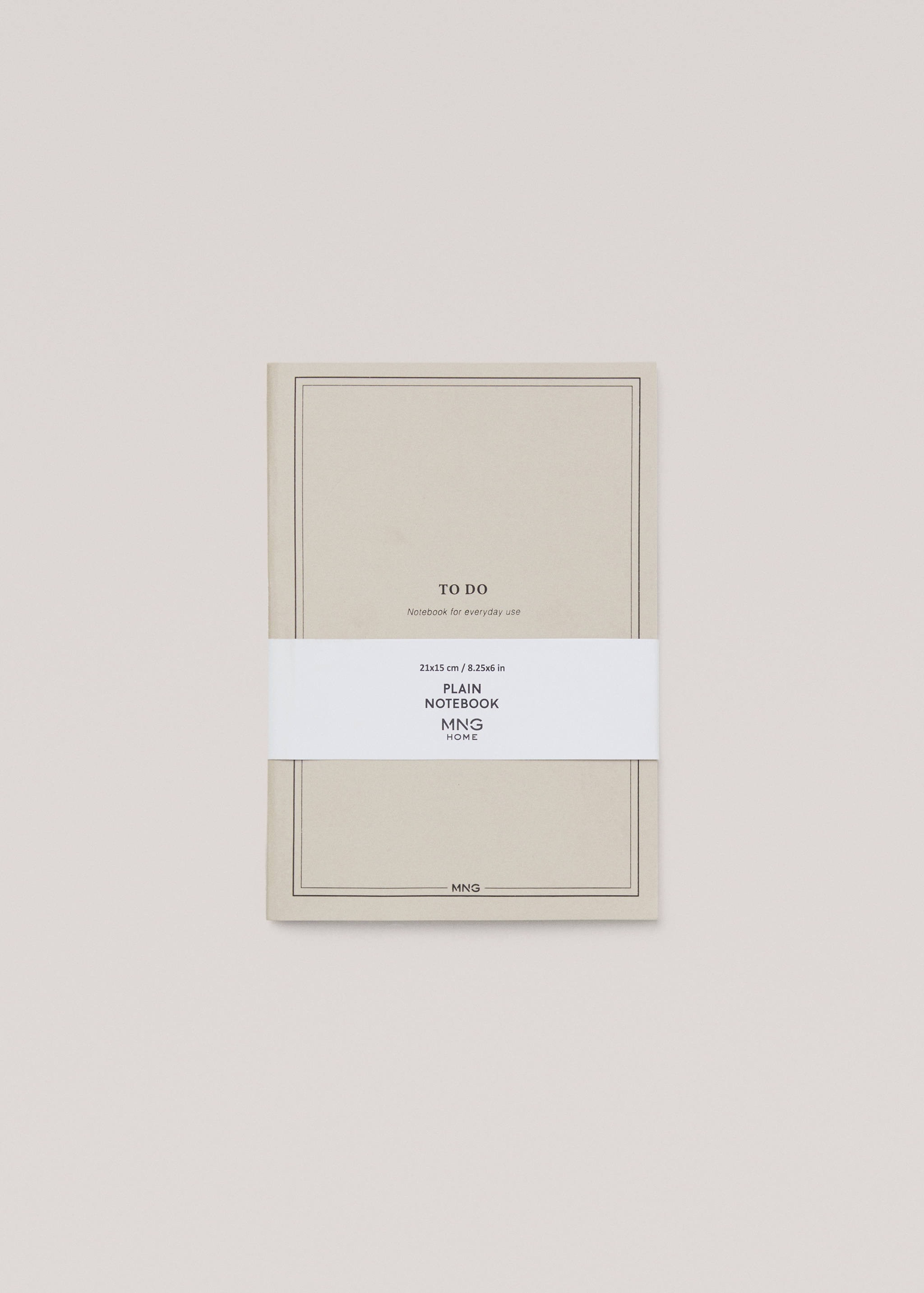 Plain notebook 21x15cm - Article without model