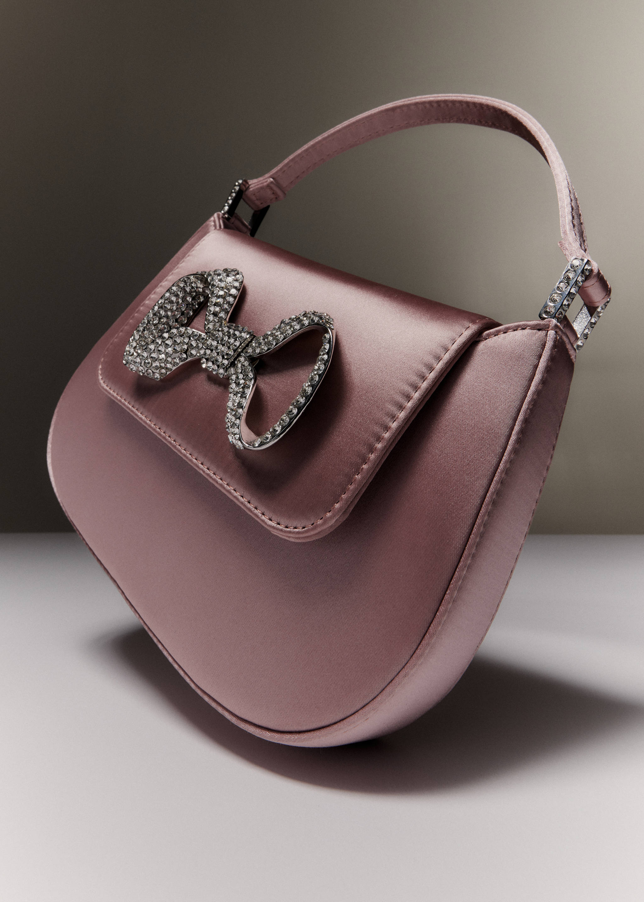 حقيبة ستراس بطيات - تفاصيل المنتج 7