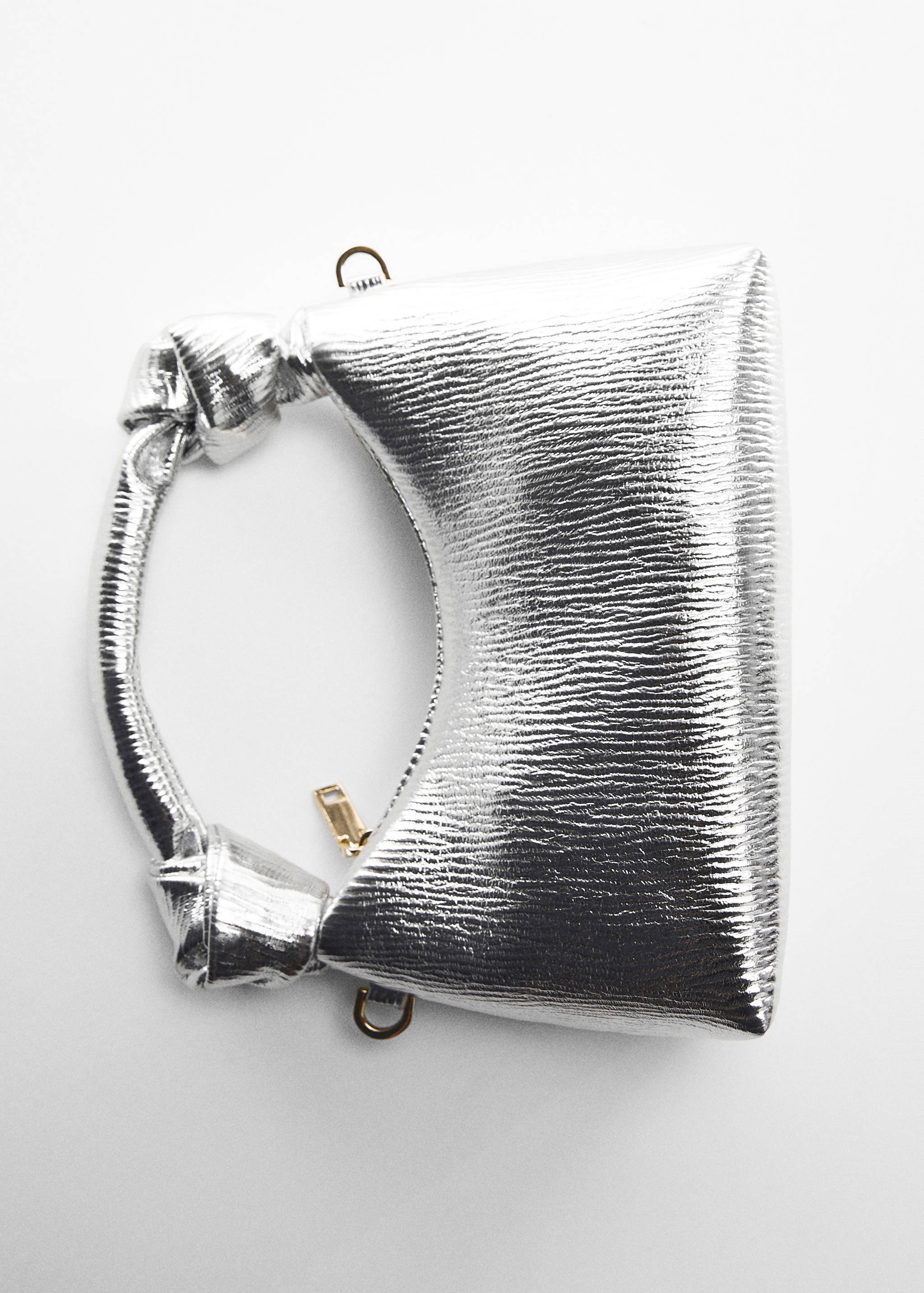 Textured knot handle bag - Details of the article 5
