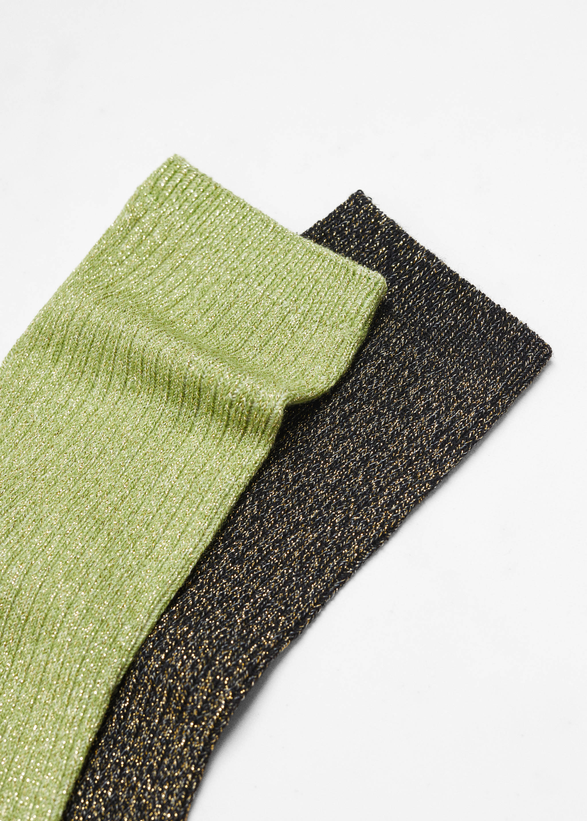 Pack 2 paires chaussettes lurex - Plan moyen