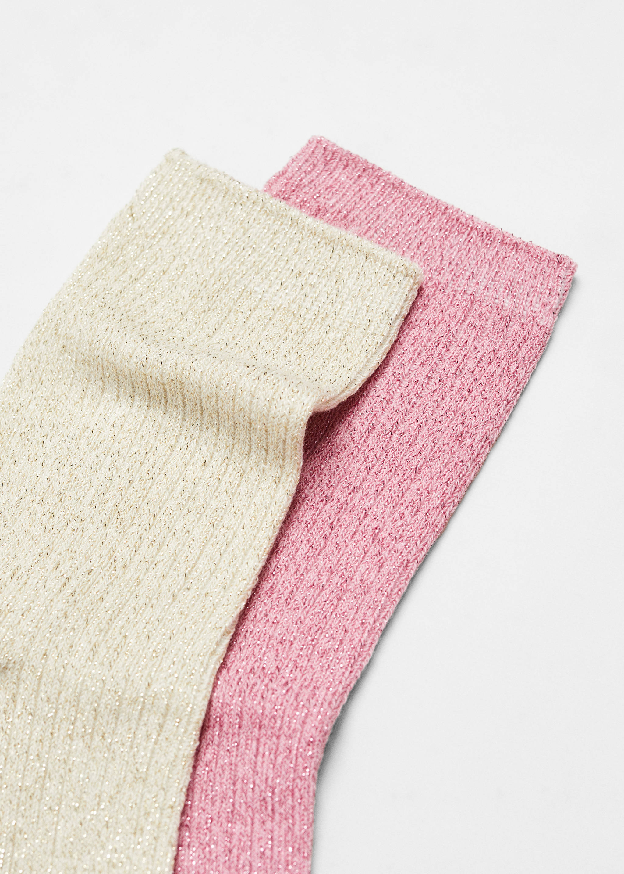 Pack 2 paires chaussettes lurex - Plan moyen