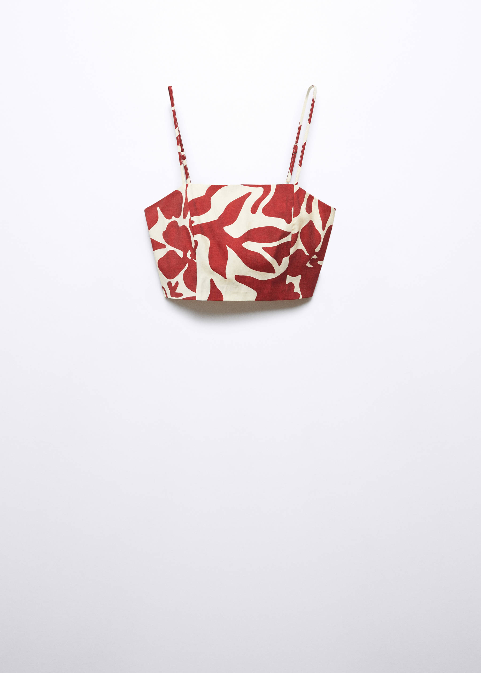 Printed crop top - Article without model