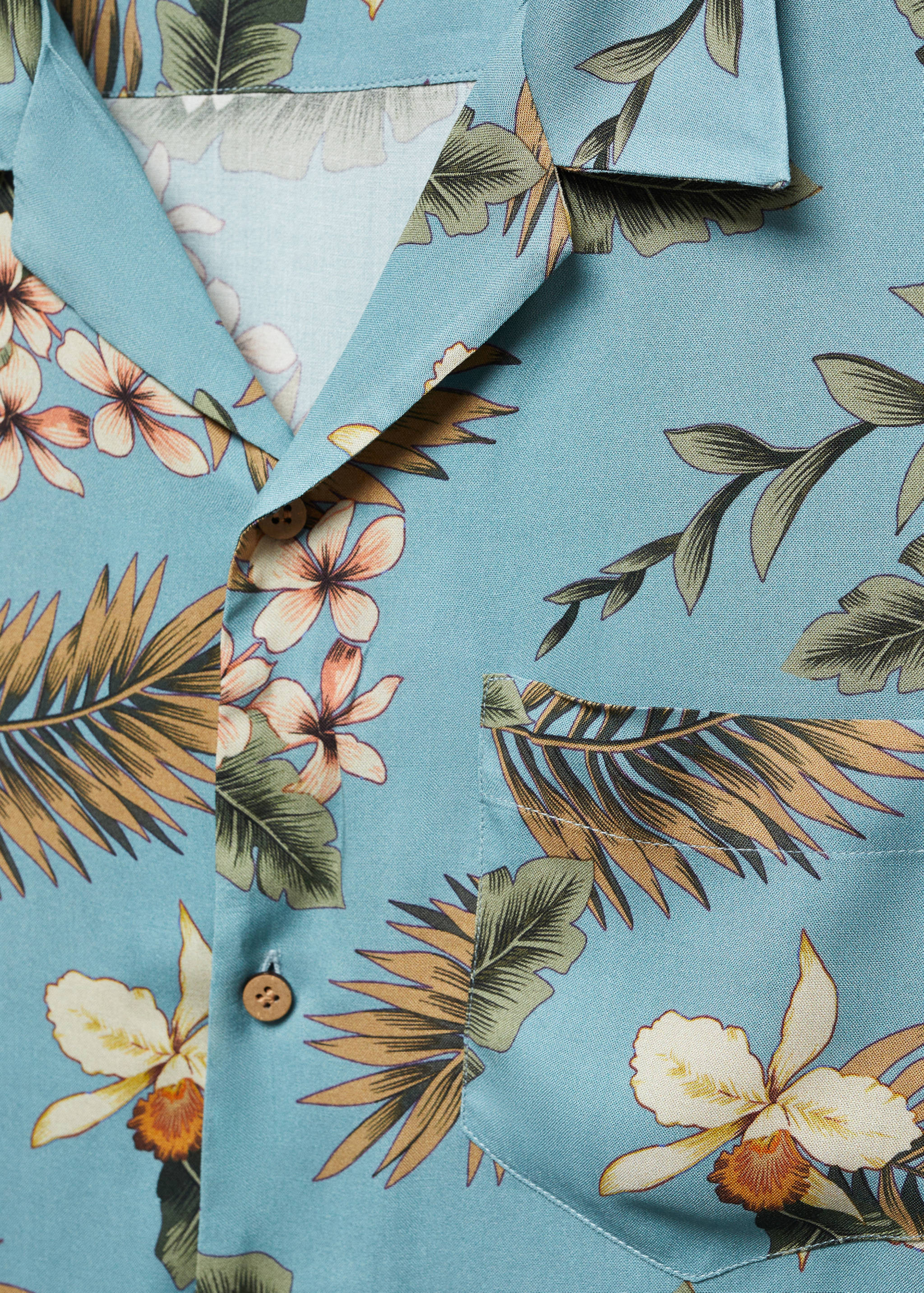 Regular-fit Hawaiian-print shirt - Details of the article 8