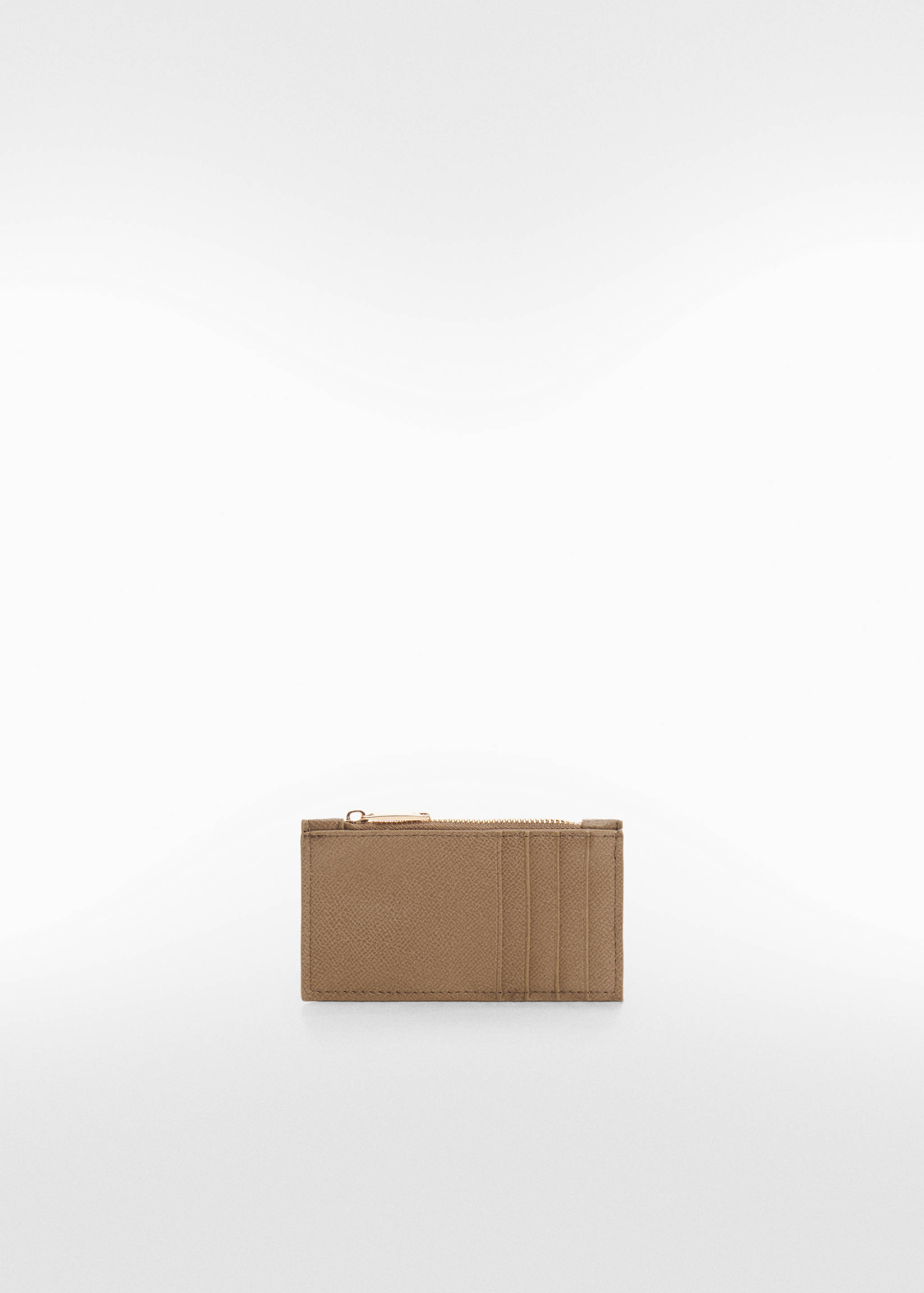 Saffiano-effect cardholder - Medium plane
